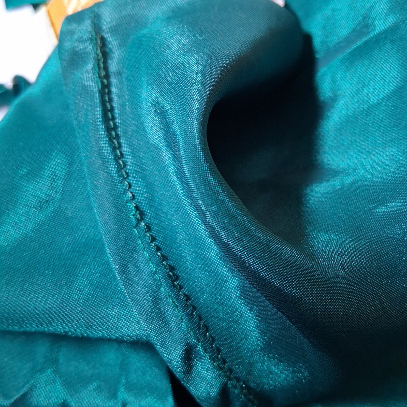 Vintage 1990s Victorias Secret Nightgown Small Emerald Green Lace Satin Intimate