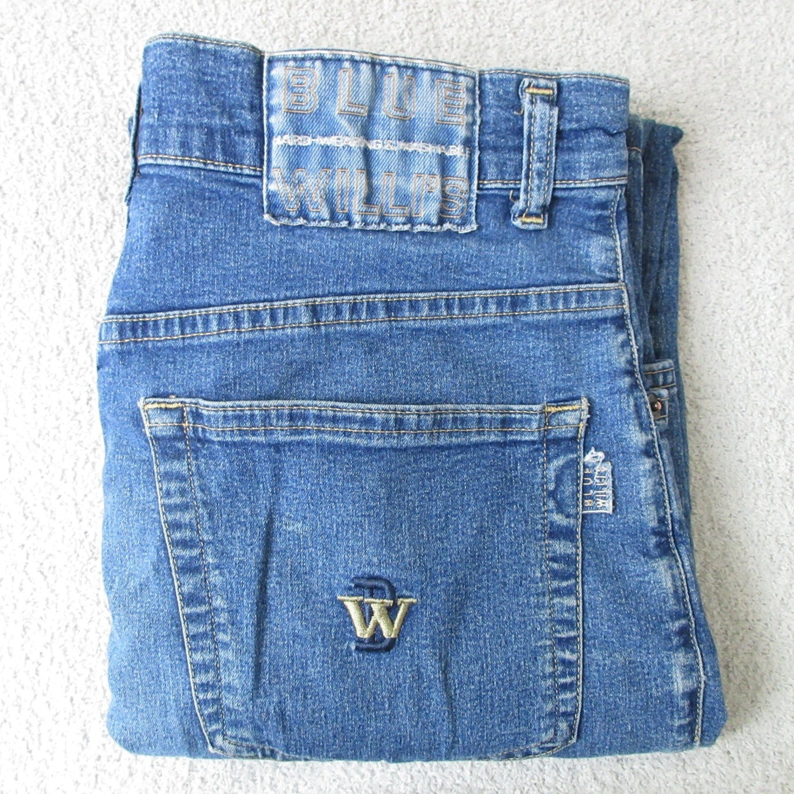 Vintage Blue Willi’s Womens Jeans High Waist Mom Jeans Blue Denim Size 8