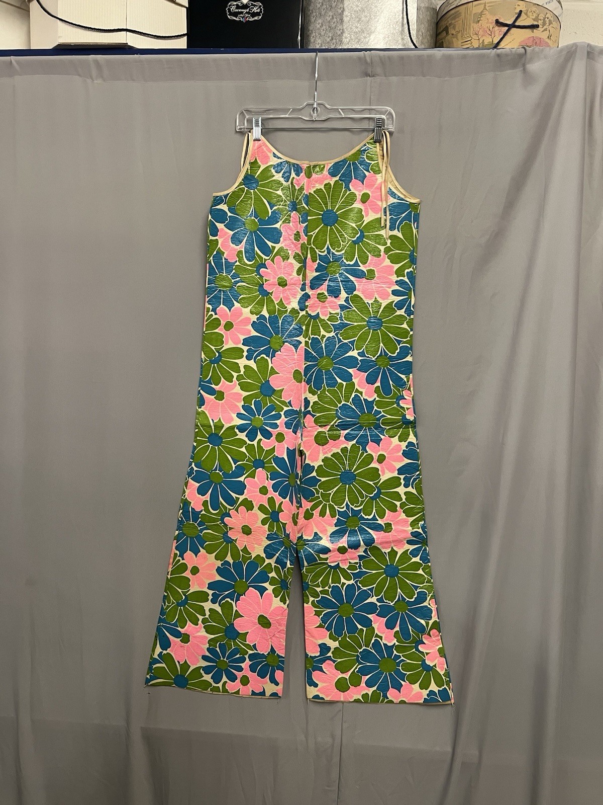 1960’s Flower Power Psychedelic Woman’s Paper Jumpsuit