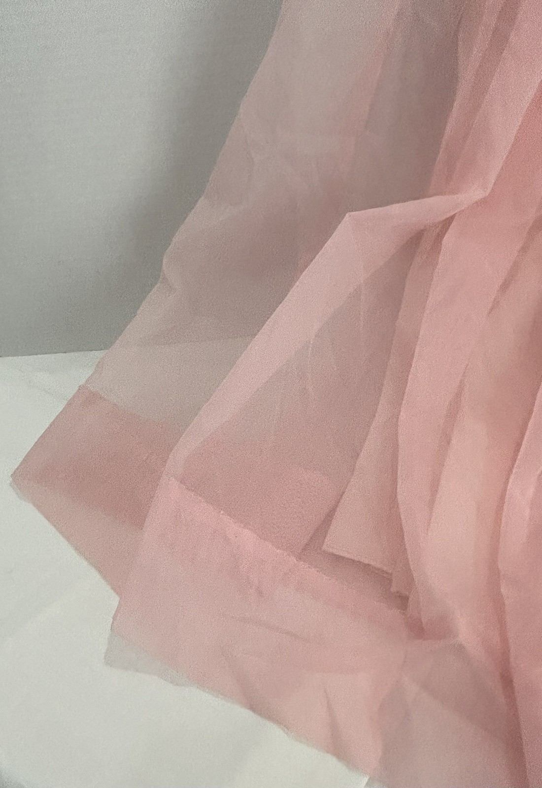 Vintage 1960’s (?) Woman’s Pink Lace And Tulle Party Dress By Semitee N