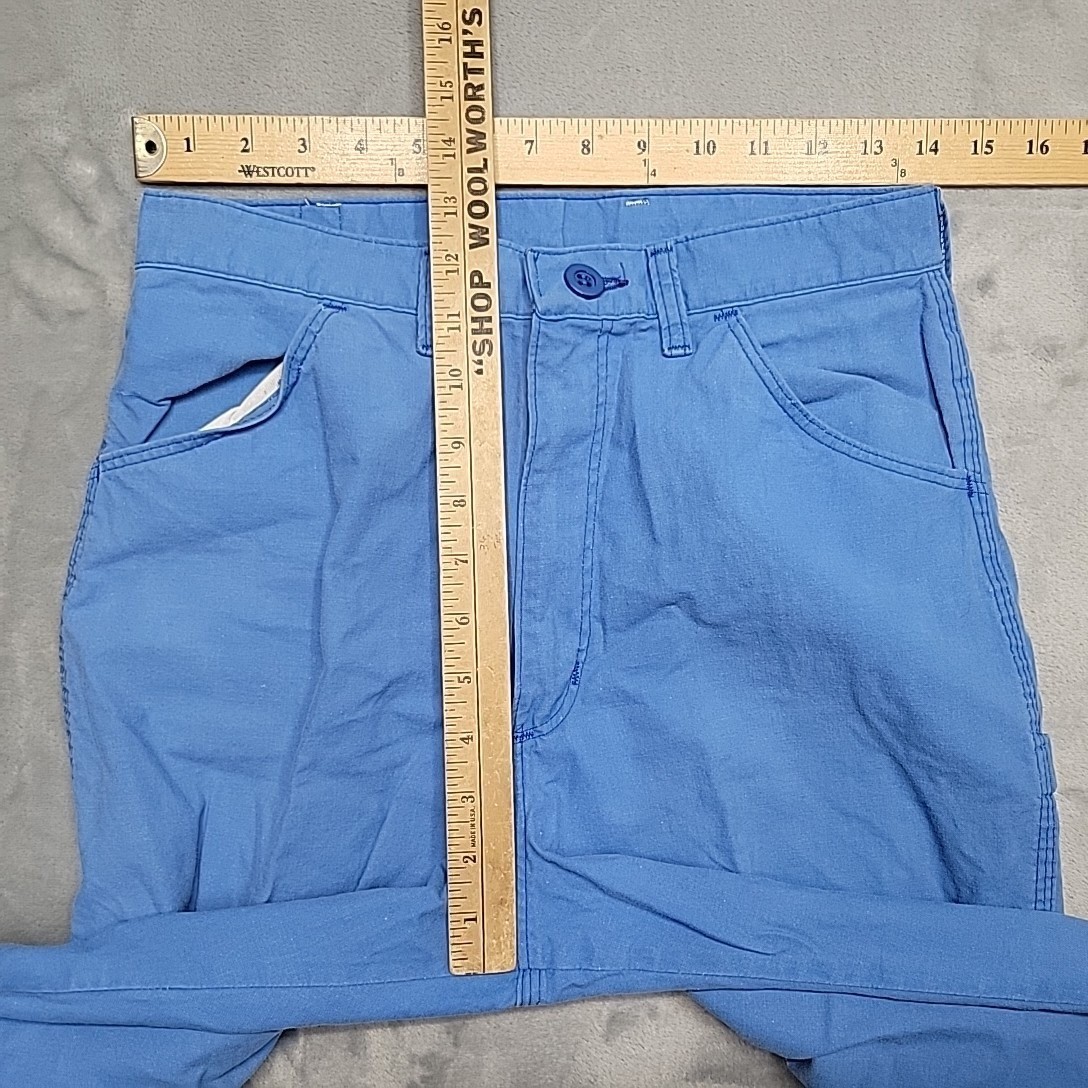 Vintage Wrangler Pants Women 13 Blue Casey Jones Carpenter Workwear Made In USA