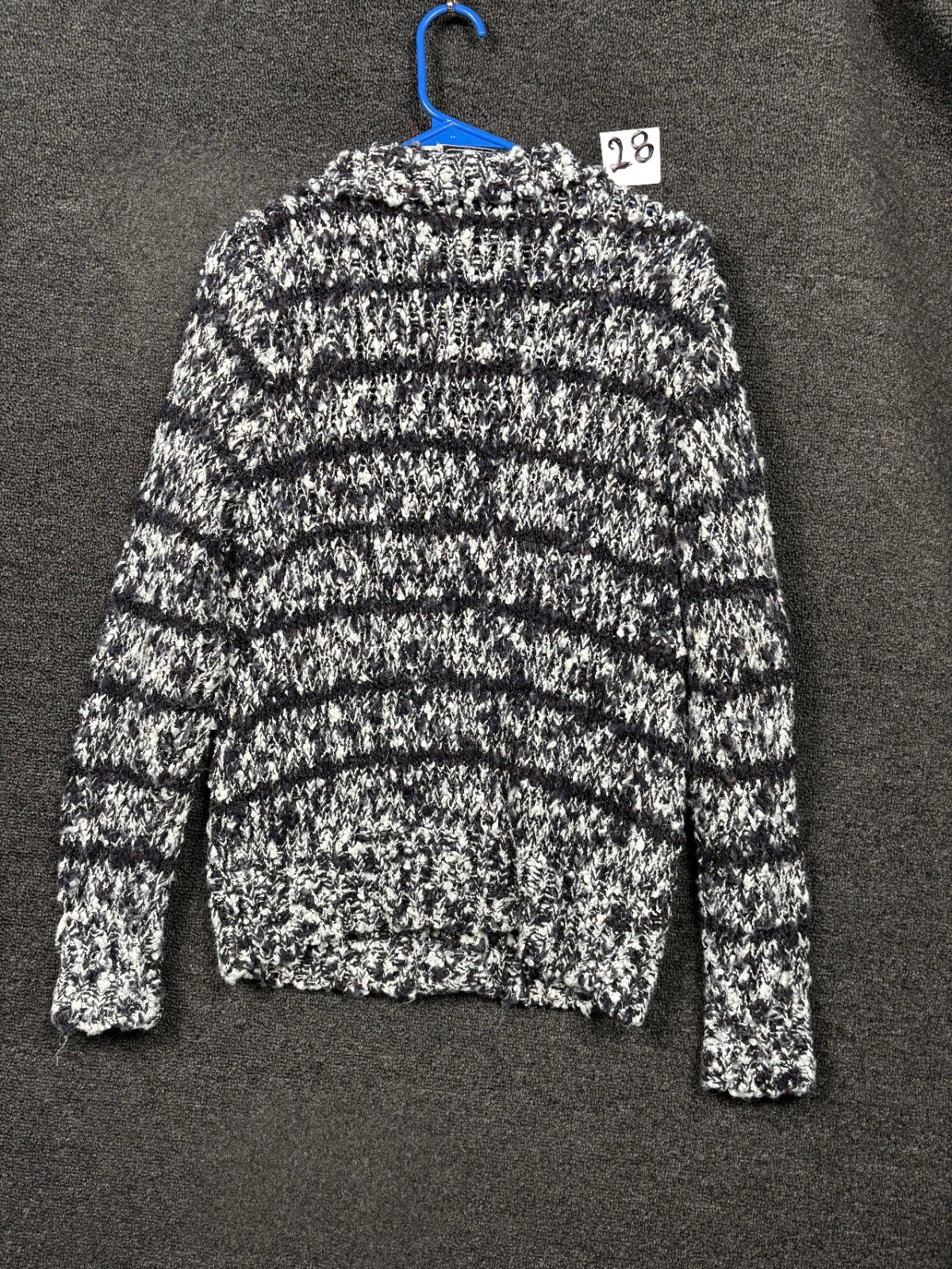 VTG Western Connection of California Cardigan Sweater Womens M Black White 90’s