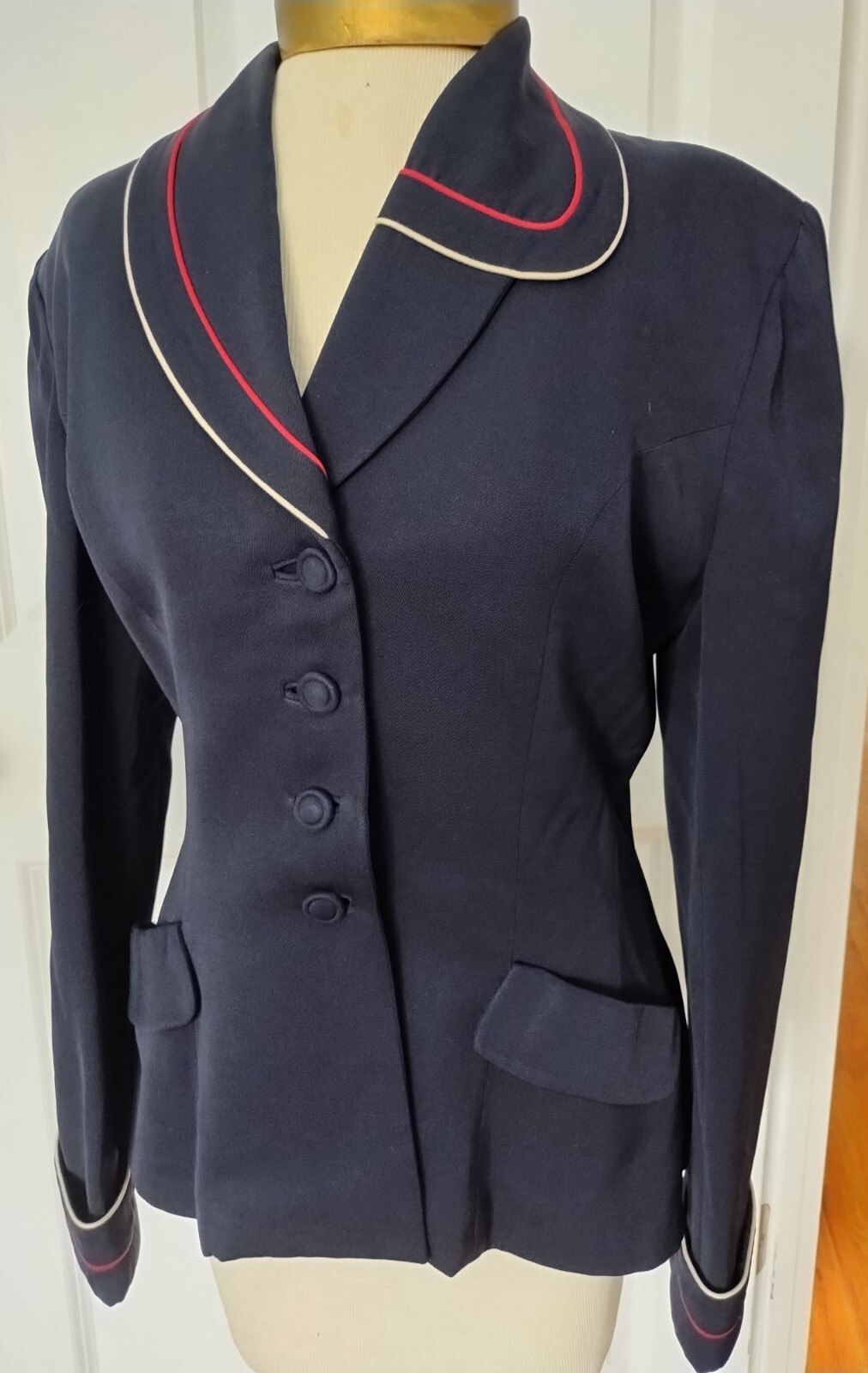 Vintage Lilli Ann Jacket late 1940’s early 1950’s – M/L US 8/10 B:40” W: 32”