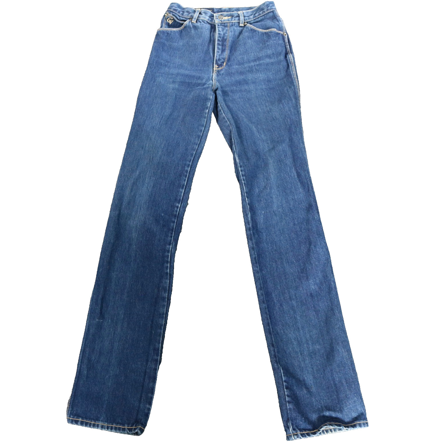 Vtg 70s 80s Gloria Vanderbilt for Murjani Tight-Fit Jeans Dark Wash Blue 5 24×34