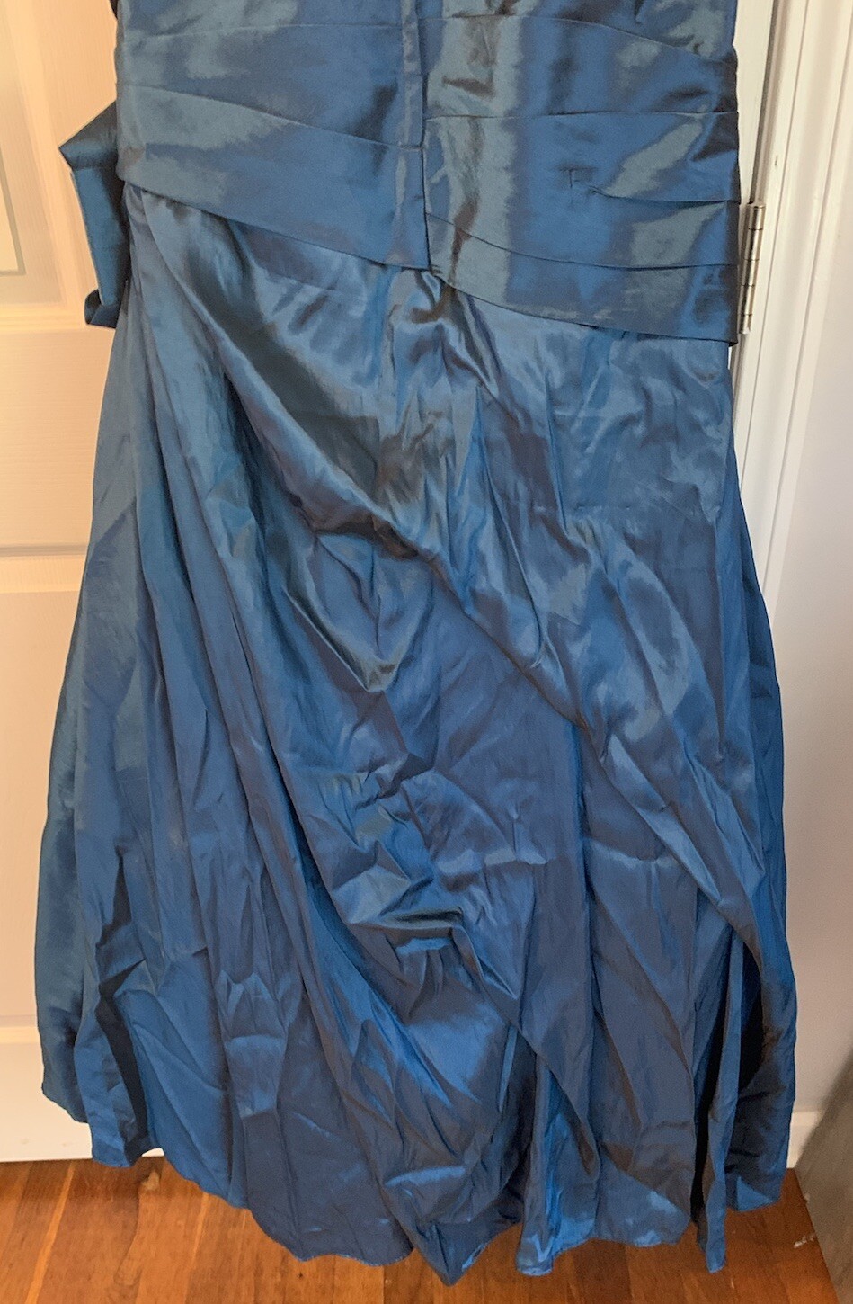 Sapphire Blue Vintage Prom Dress, In Great Condition, Missing Corset Drawstring