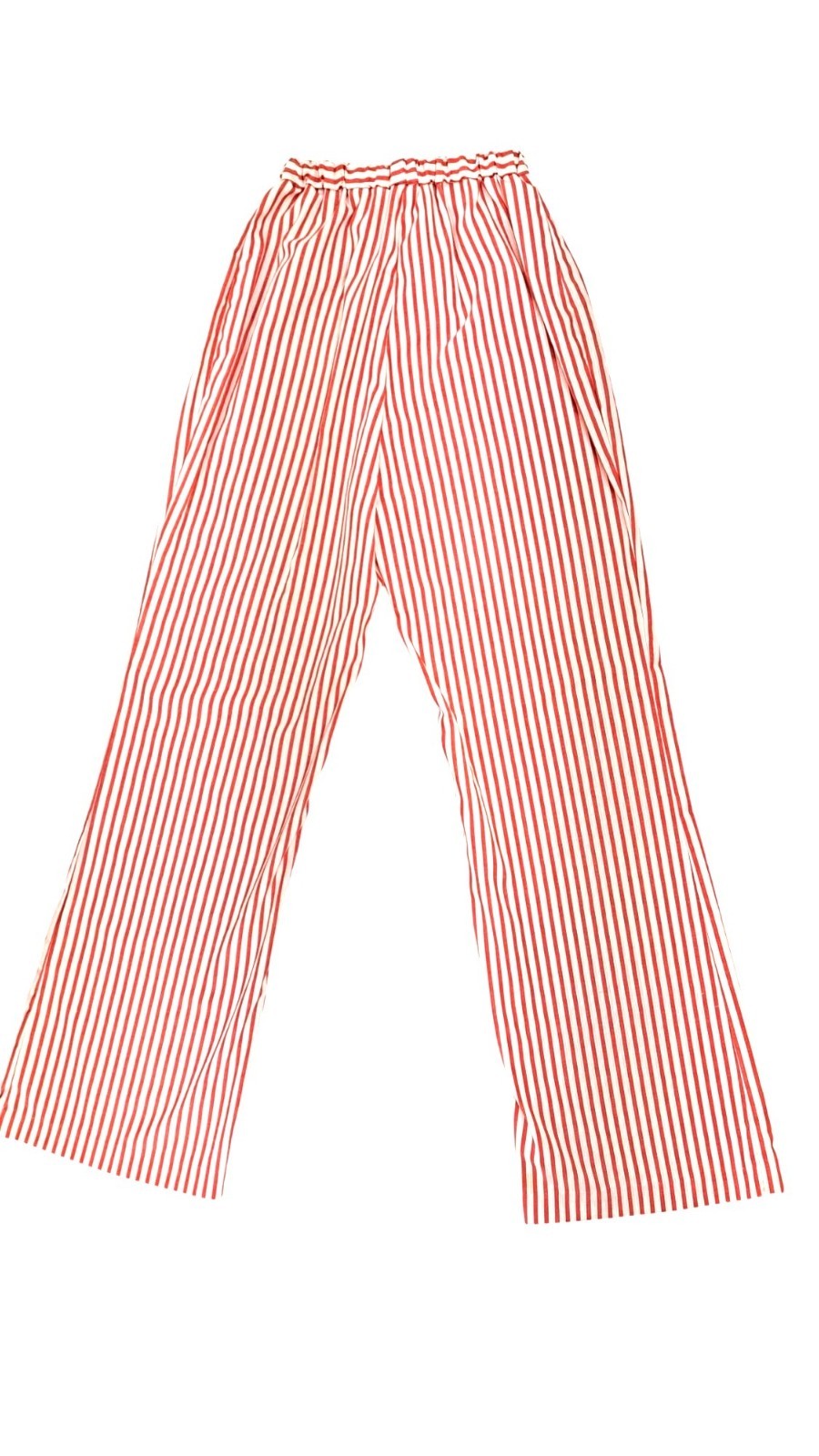 Vintage Candy Striper Uniform 1970s Red White Top Pants Hat 3 Piece Set Imperial