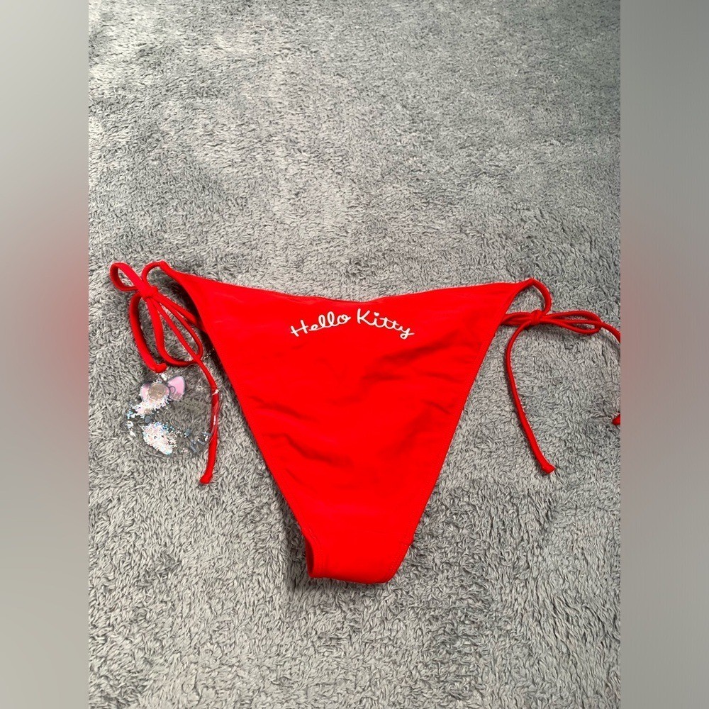 NWT Forever 21 hello kitty Red Bikini Bottom large