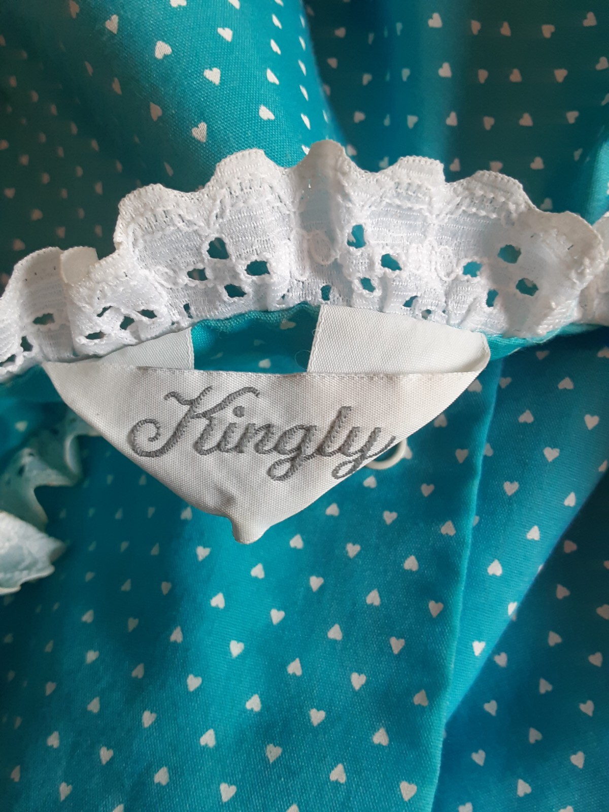 Vintage Womens Kingly Long Nightgown Lingerie Sleepwear Robe House Dress Size 38