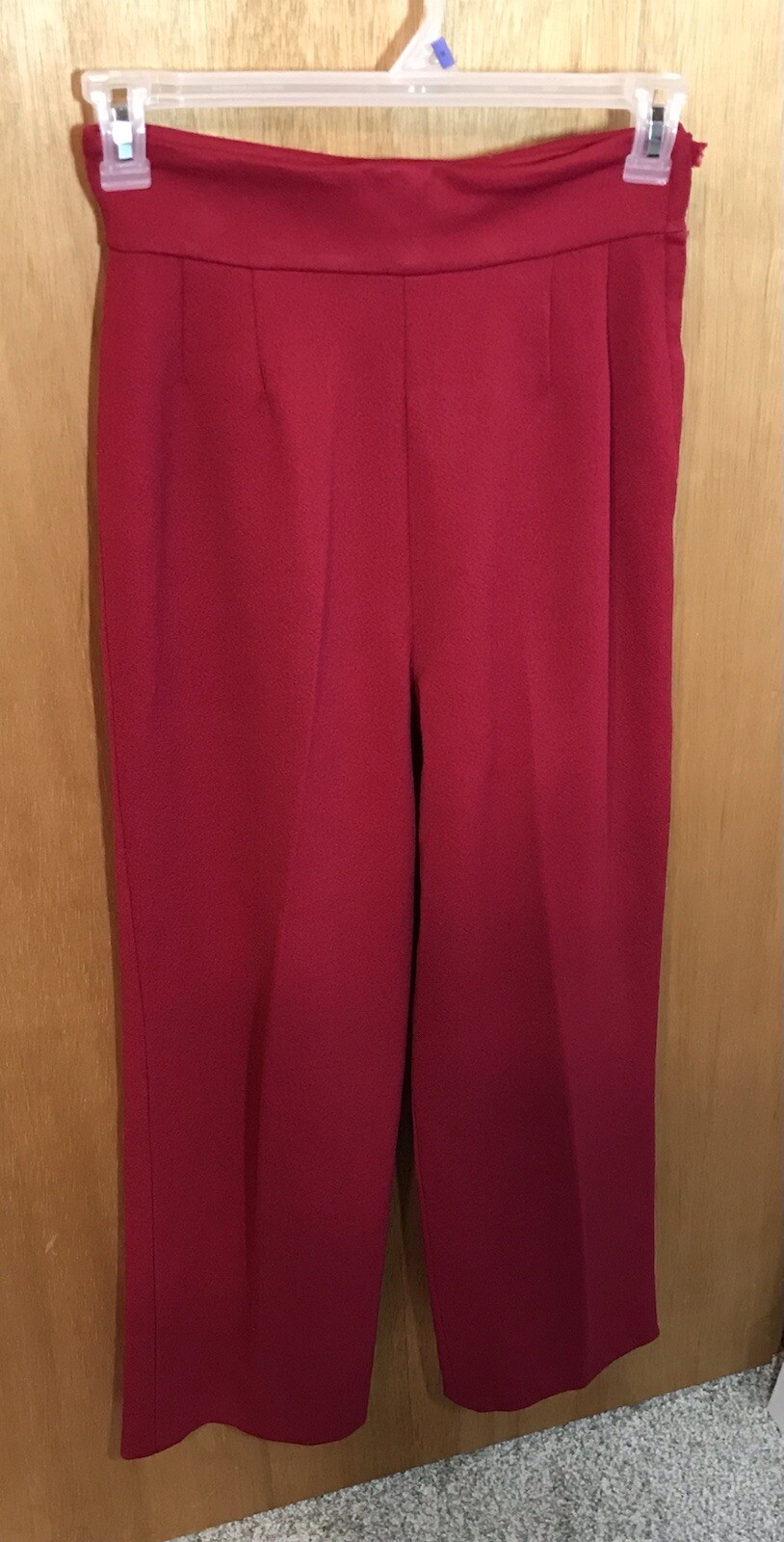 Deep Red 1969-70 VTG Tunic Mini Dress Pant suit