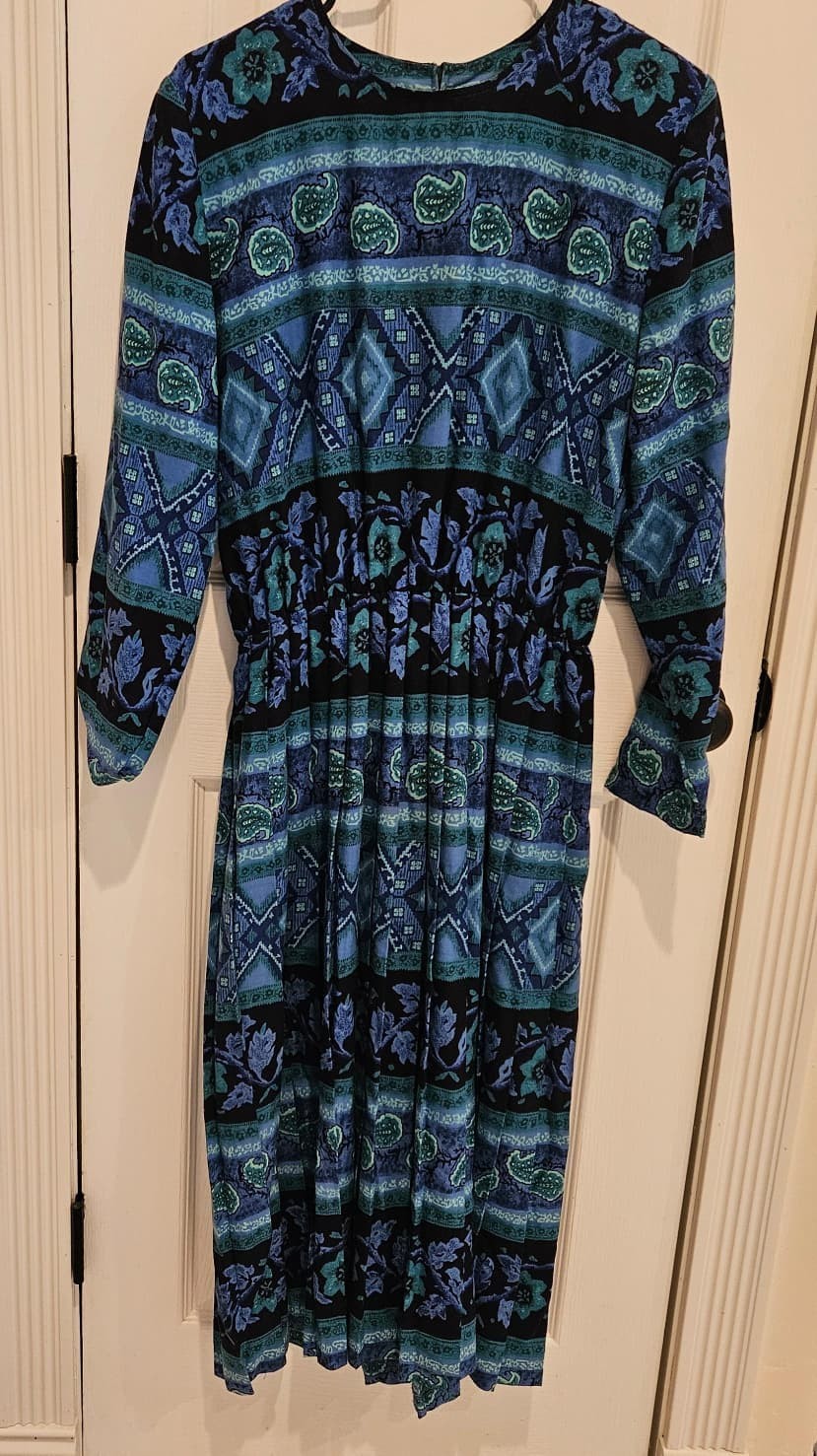 Vintage Terri Ellen Size 12 Dress Made in USA