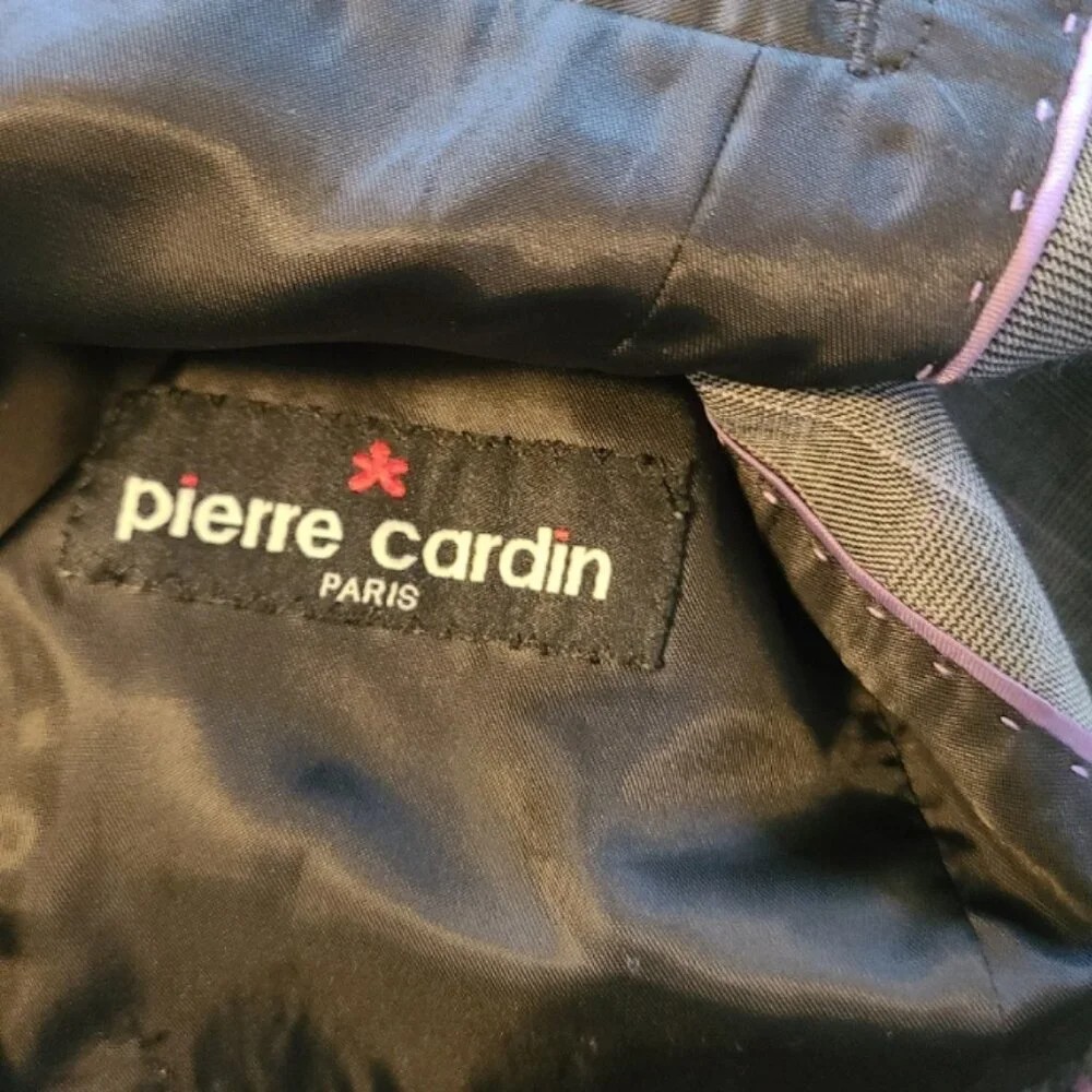 VINTAGE PIERRE CARDIN PARIS TAILORED FITTED BLAZER JACKET HANDSTITCHED sz 36