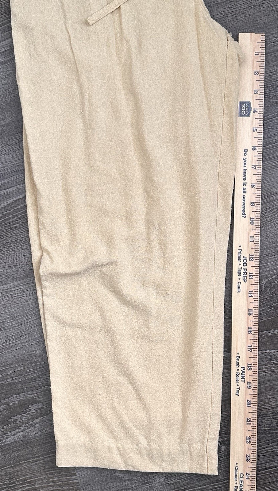 Vintage 90s Selene Sport 100% Raw Silk 2-Piece Pant Set Beige Minimalist Large