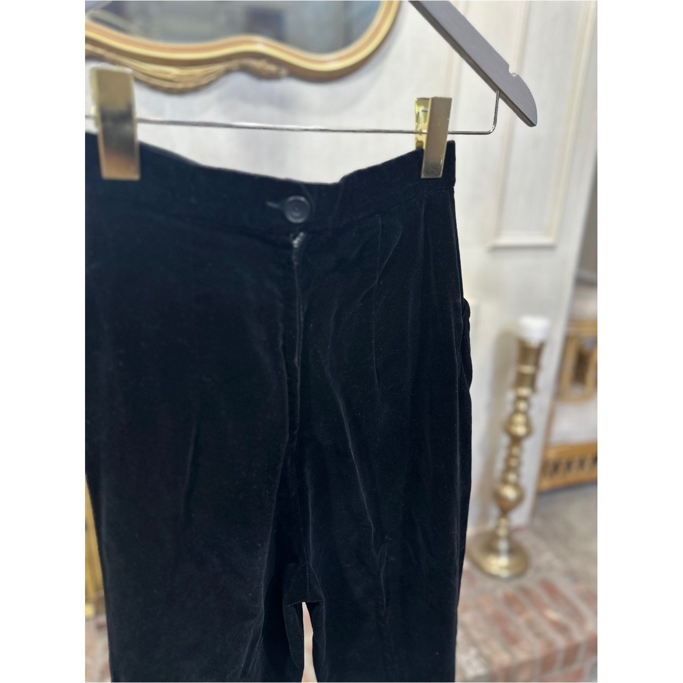 Casual Time of California Velveteen Pants XS Dark Academia Pinup Retro Glam