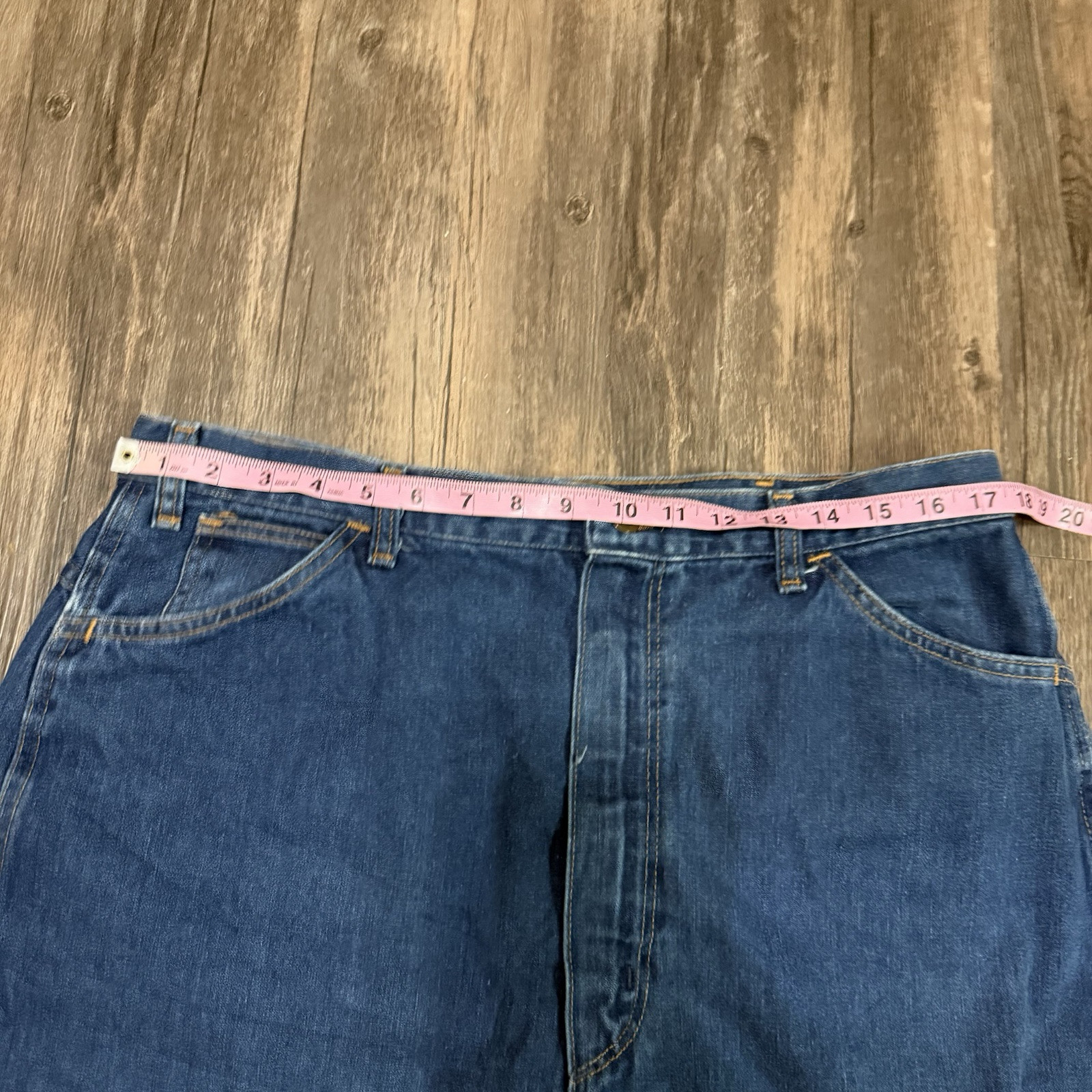 80’s VTG Wrangler Mom Jeans No Fault Denim Women’s 38 (35×30) Dark Wash USA Made