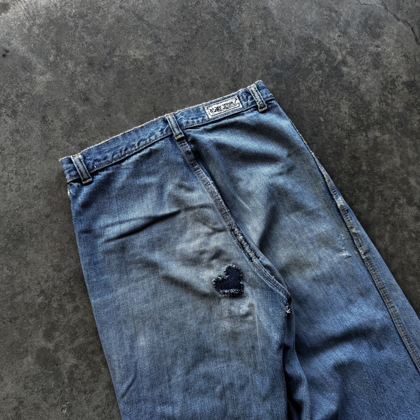 1970s BearBottoms Seattle Wide Leg Flare Jeans 26×30