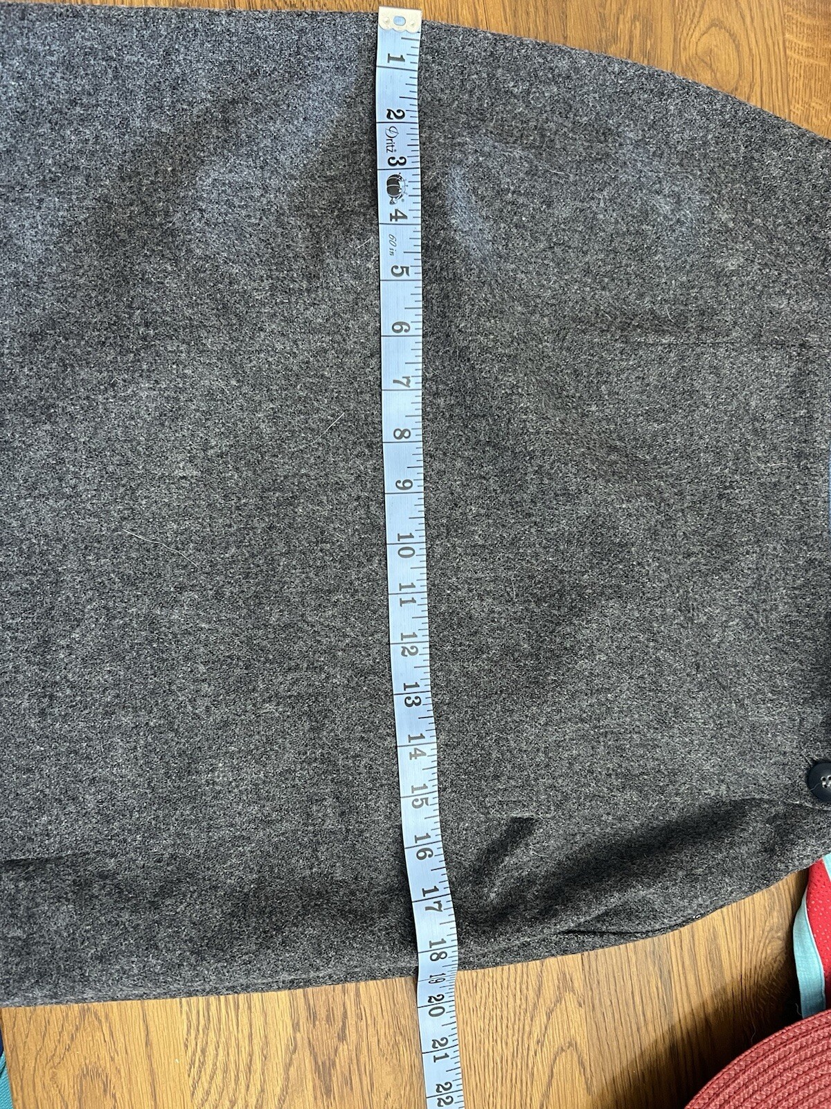 Vintage David Hollis Grey Wool Skirt – Sz 8
