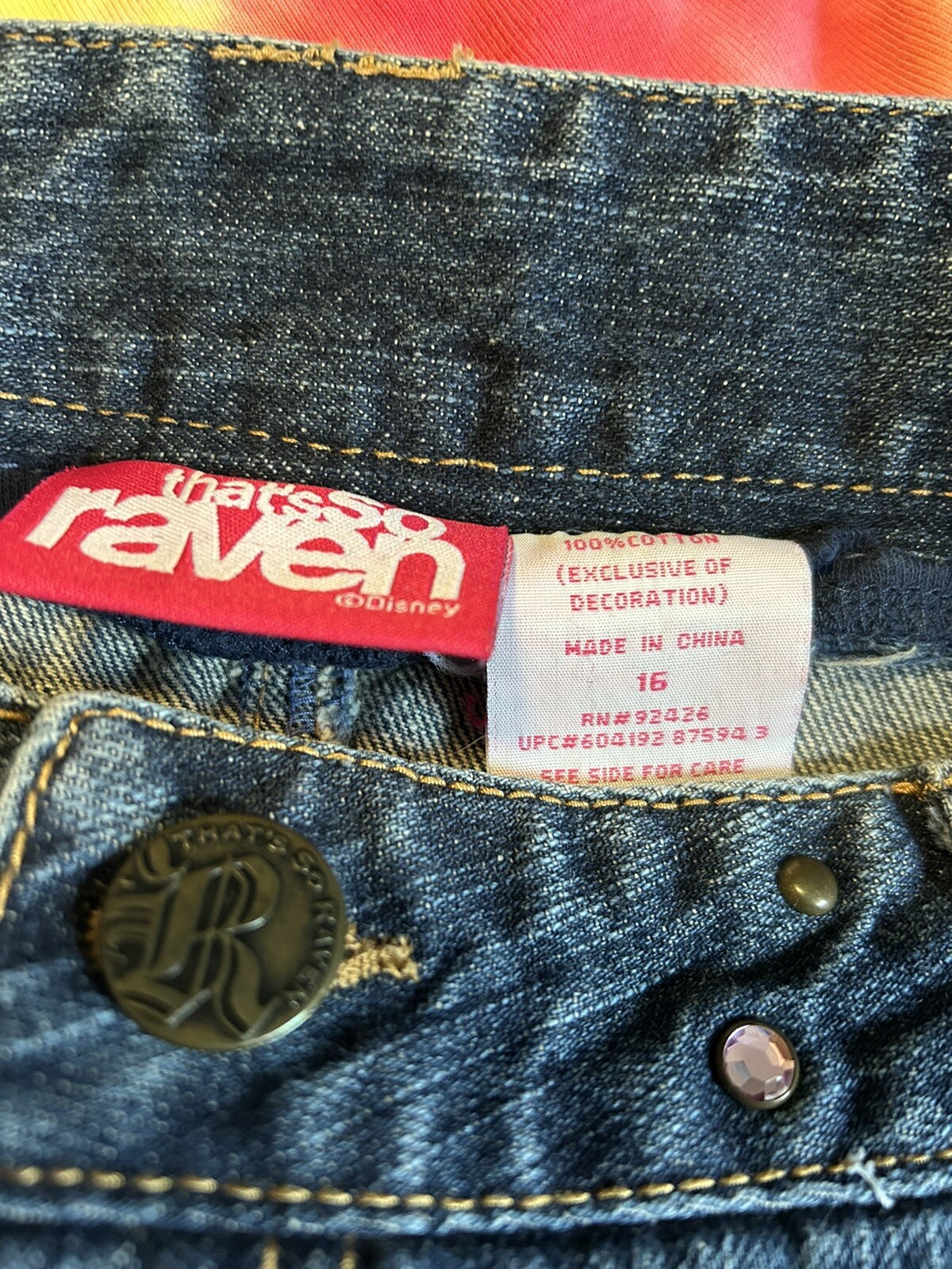 That’s So Raven Vintage Denim Jean Skirt Disney Channel