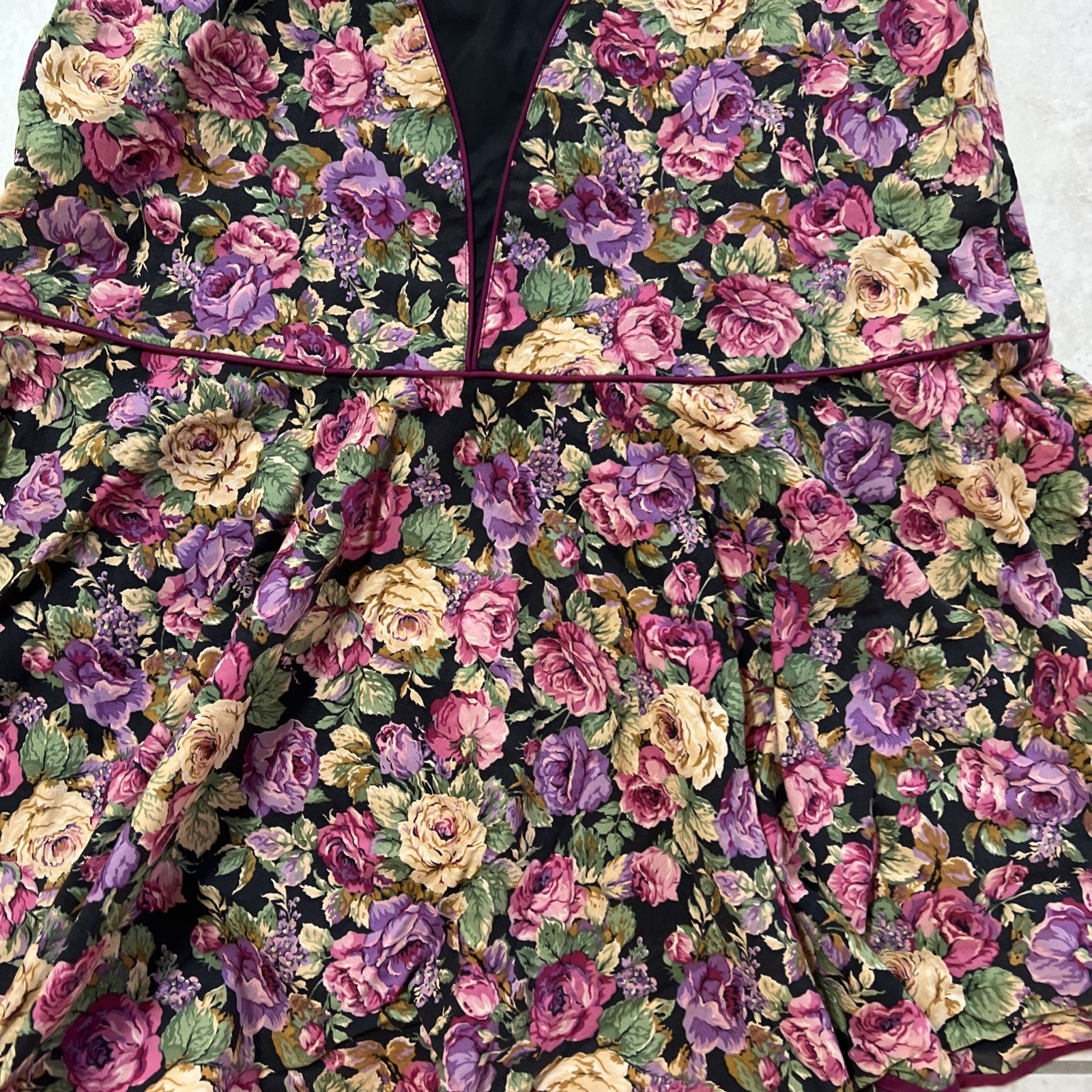 Vintage Hawaiian Dress Medium Set Of 2 Floral Colorful Long