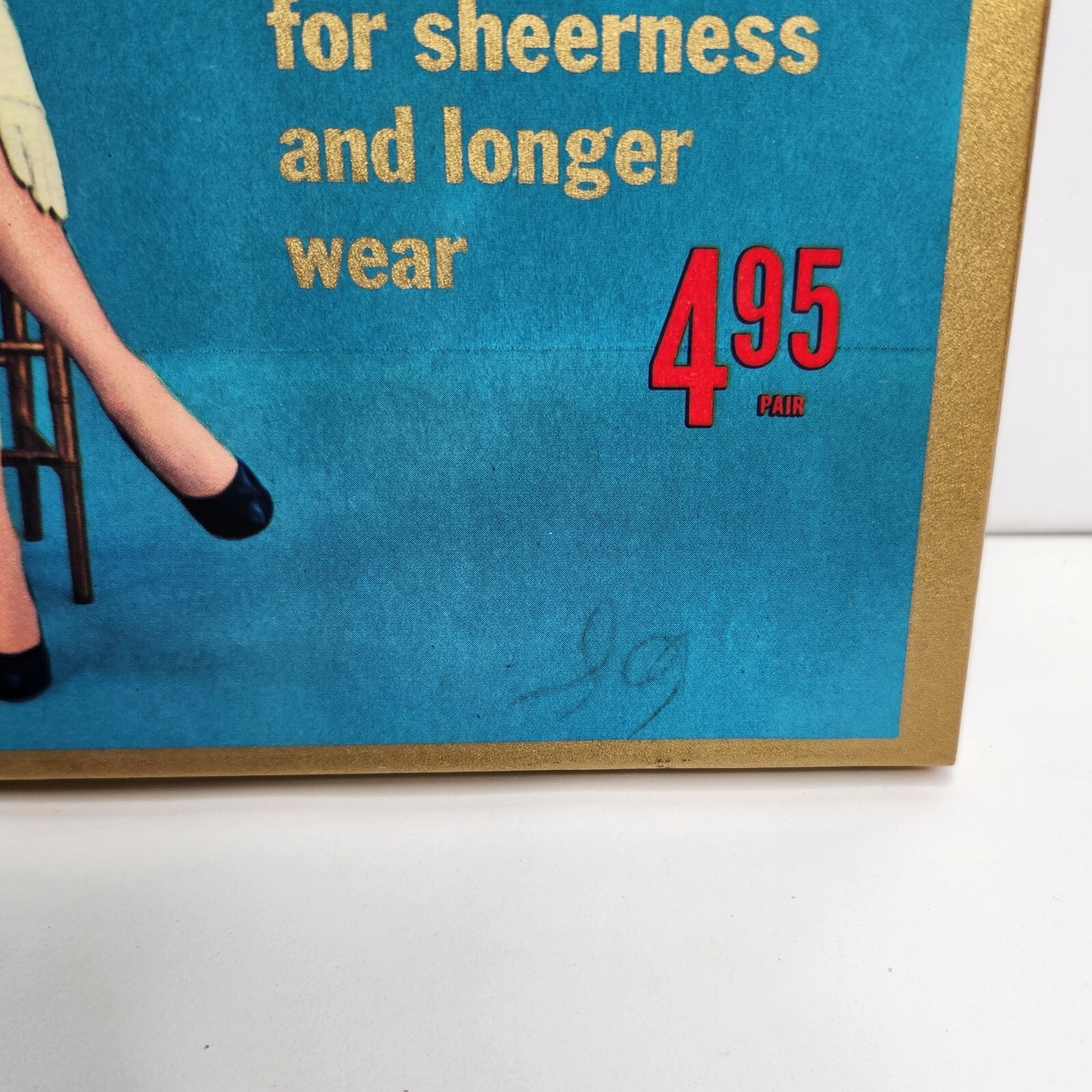 Vintage Supp-Hose Kayser Nylon Stockings Seamed Pantyhose Charm Regular 8.5-9.5M