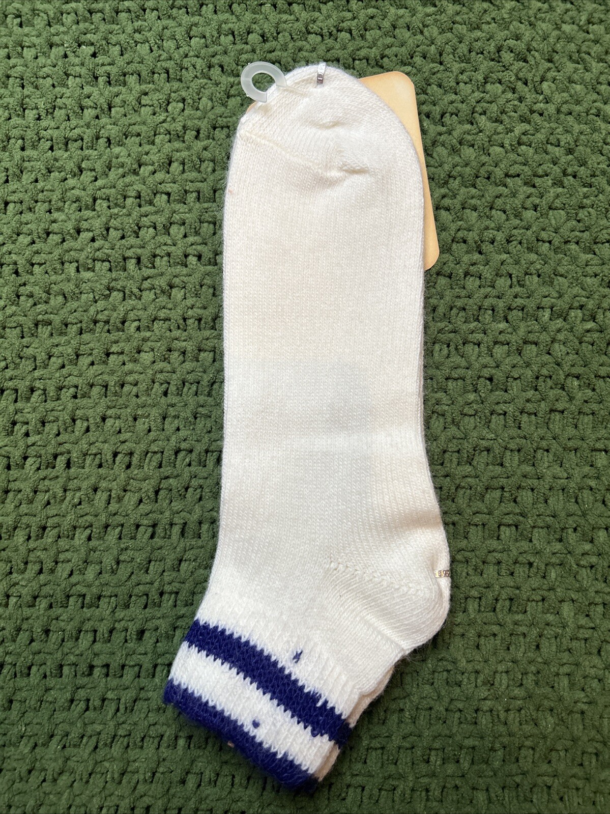 VTG Hanes Ms. Sports Socks Striped 9-11 Orlon Acrylic Low-Cut NOS 80s Red Label