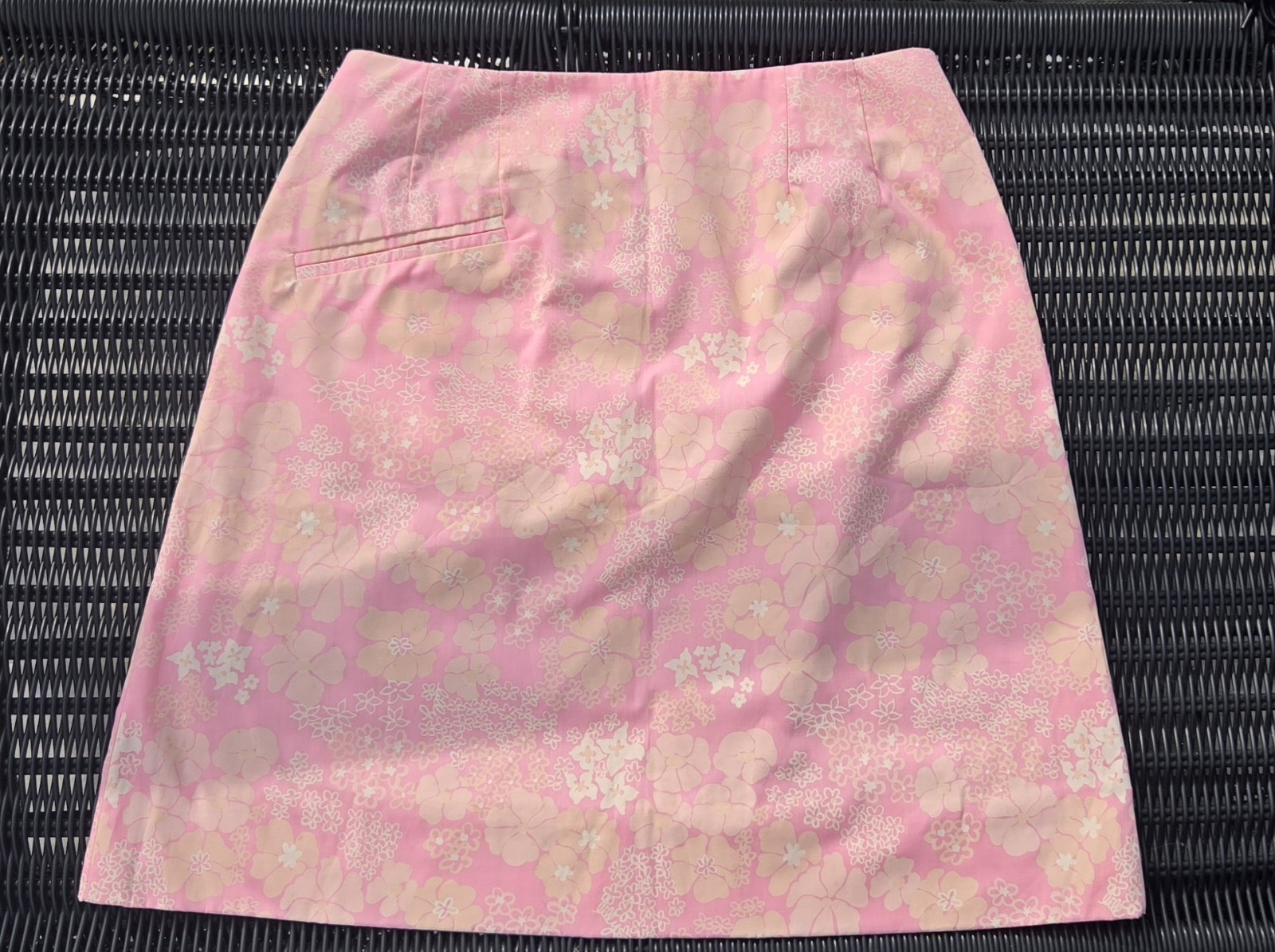 THE LILLY Pulitzer Antique Pink Preppy Skirt Golf Vintage 1960s 1970s Rare
