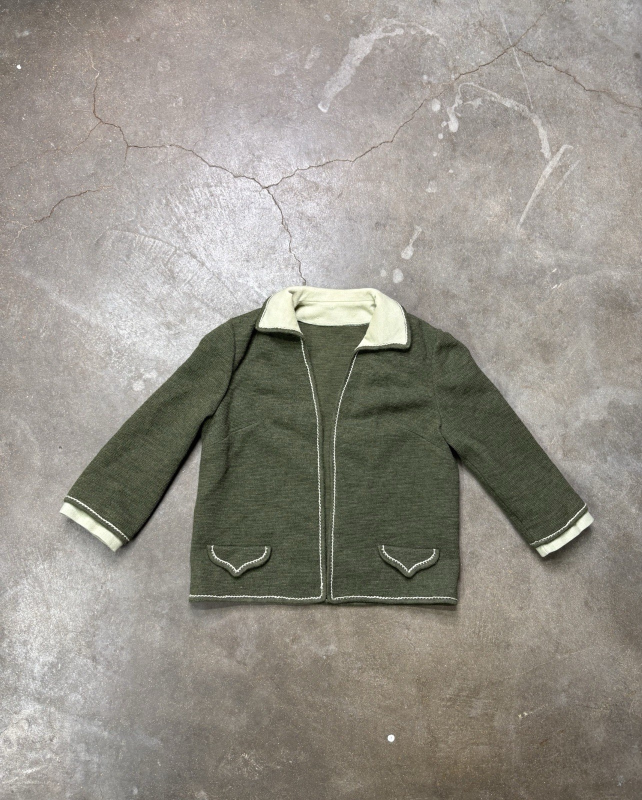 Vintage 1970s 1980s Green Women’s European Trachten Jacket