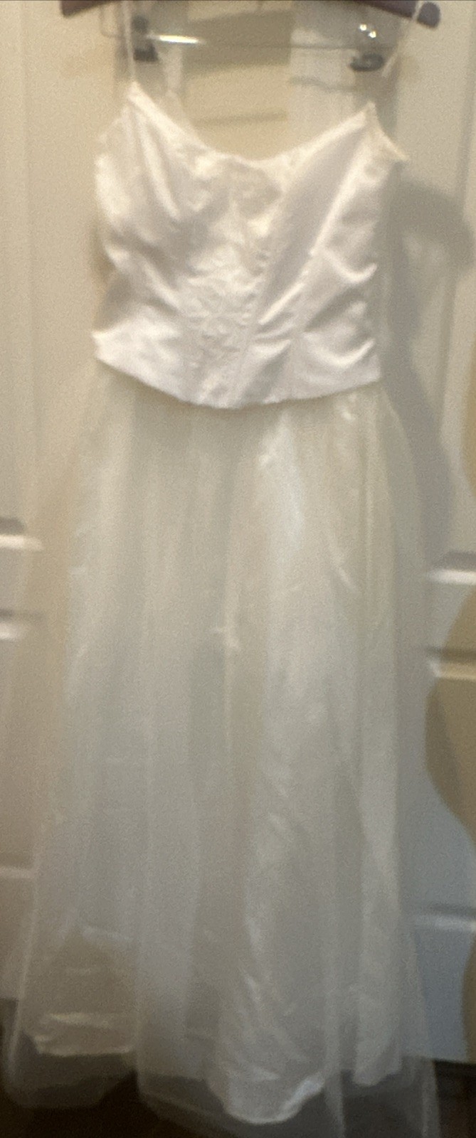 Women’s Vintage Jessica McClintock Gunne Sax Formal Tulle Corset Gown Sz 7 READ