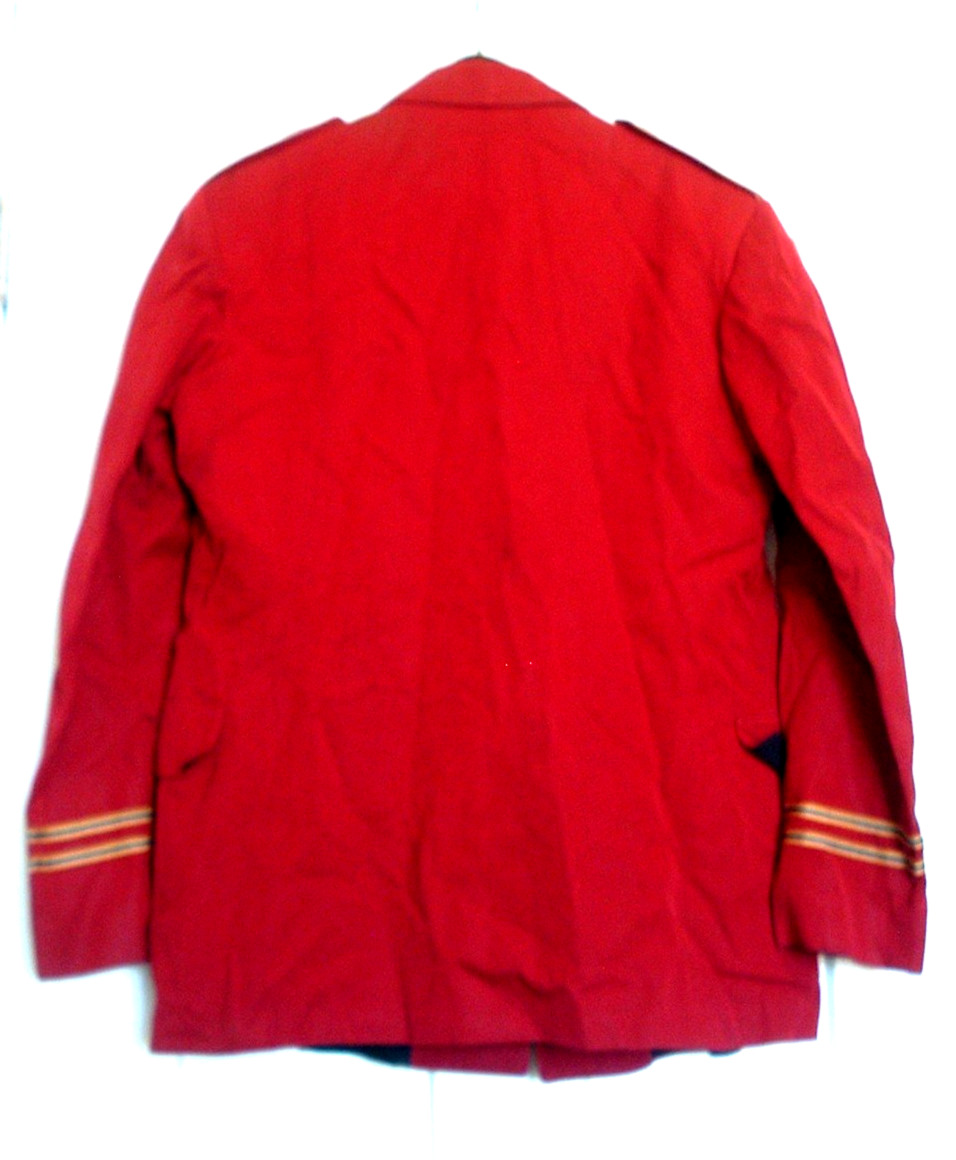 WOMEN’S RED WOOL 50-YR.-OLD UNIVERSITY OF ARIZONA MARCHING BAND JACKET ~ SIZE 10