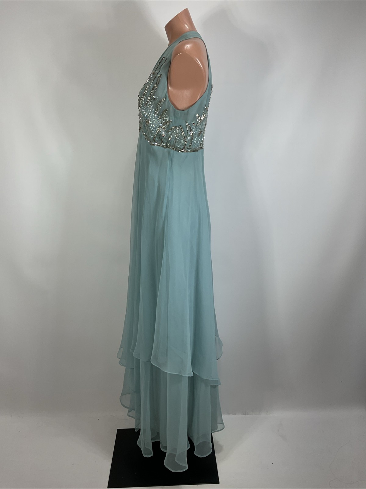 Vintage 1960s Jack Bryan Beaded Evening Cocktail Dress Style 5440 Size 12 NEW!