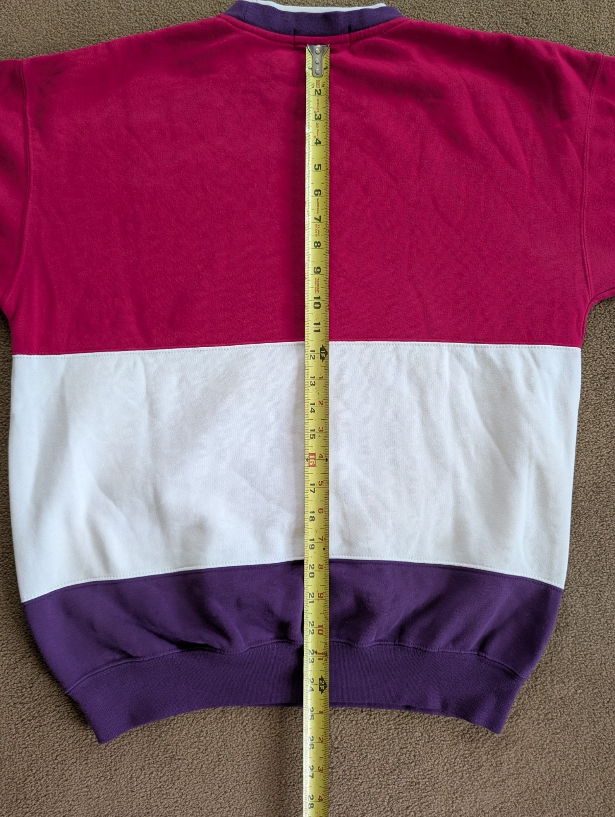 Vintage 1980’s-1990’s Women’s Hunt Club Sweatsuit Pink Purple White Size Small