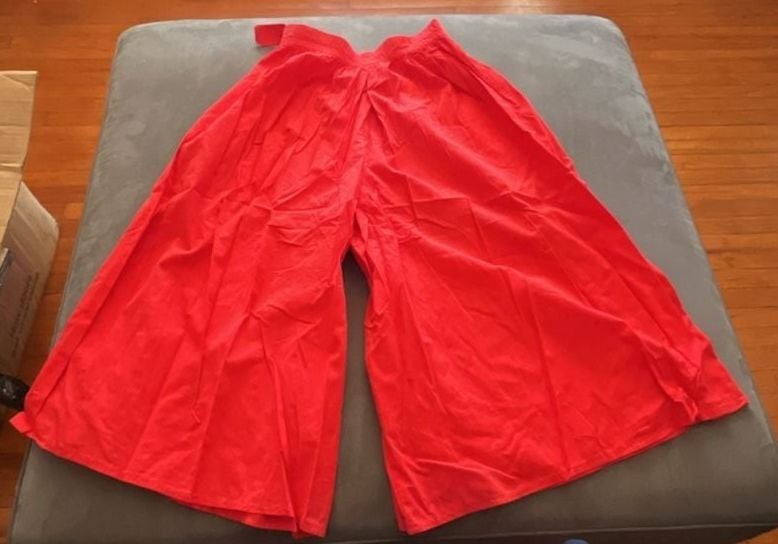 Vintage 1970’s Campus Casuals of California Red Wide Leg Culottes