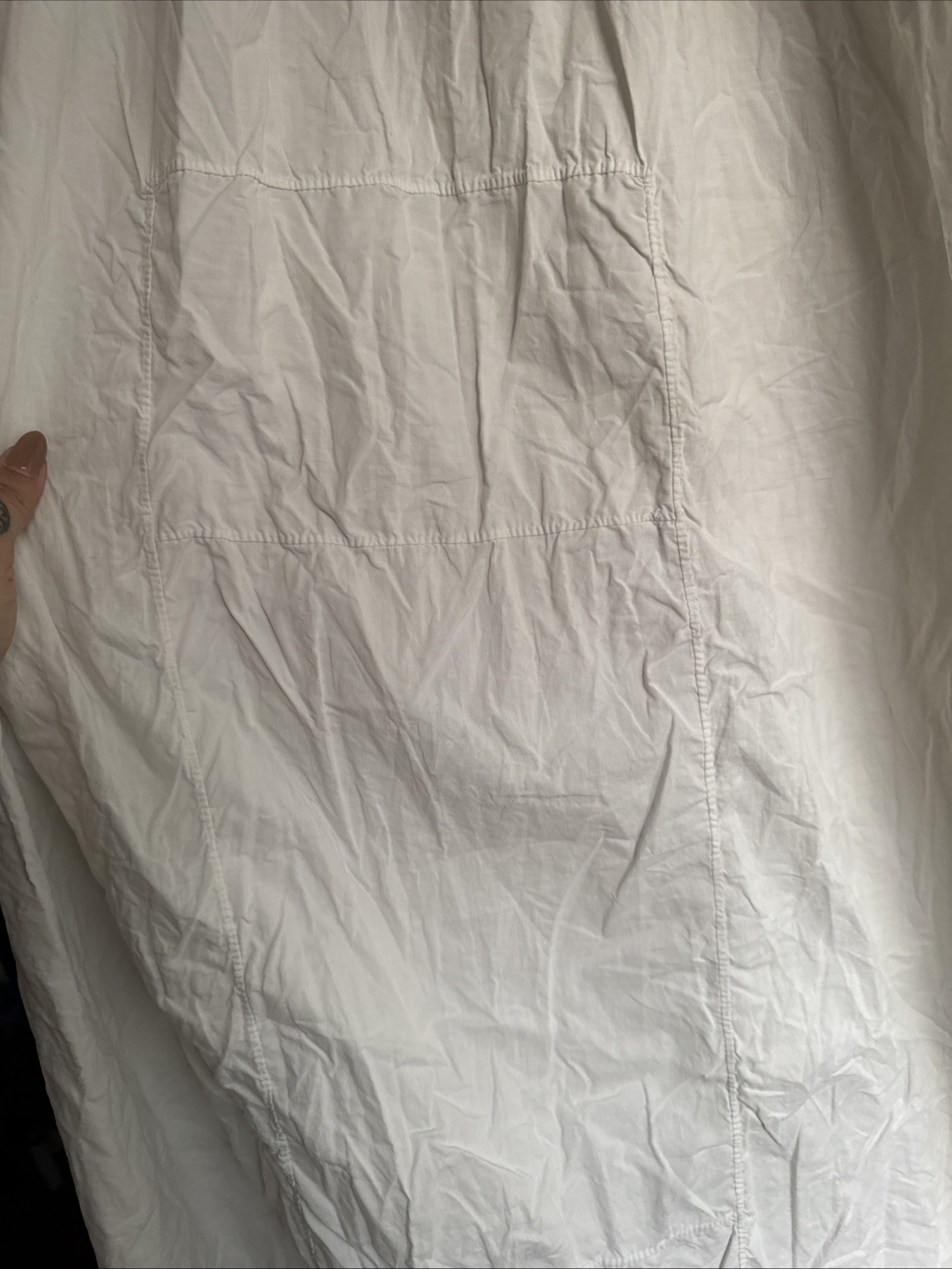 Antique French Edwardian Cotton And Eyelet Lace Sleeping Gown xs/s coquette girl
