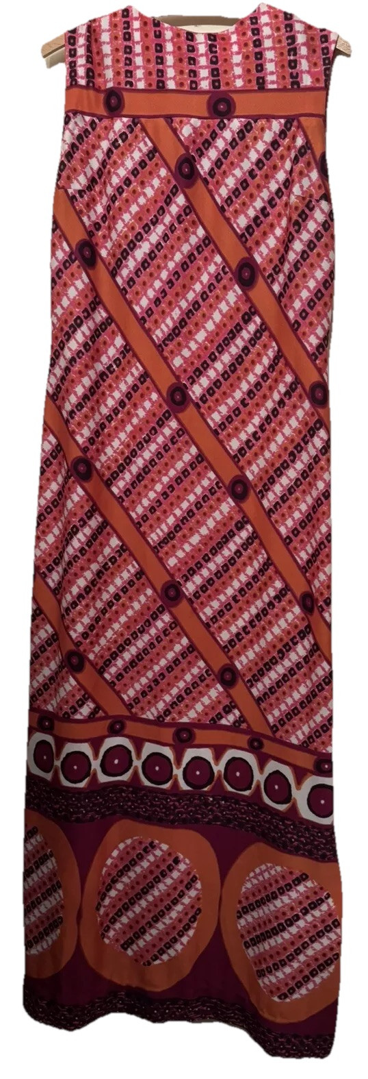VTG Angela Lanza -Jonathan Phillips Women’s Maxi Dress Italy SizeS/M Belt Go Go