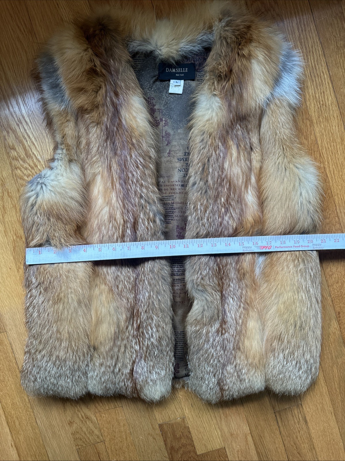 Vintage Coyote damselle Fur Vest Festival Wear, Edm, Burning Man, Rave, Playa.
