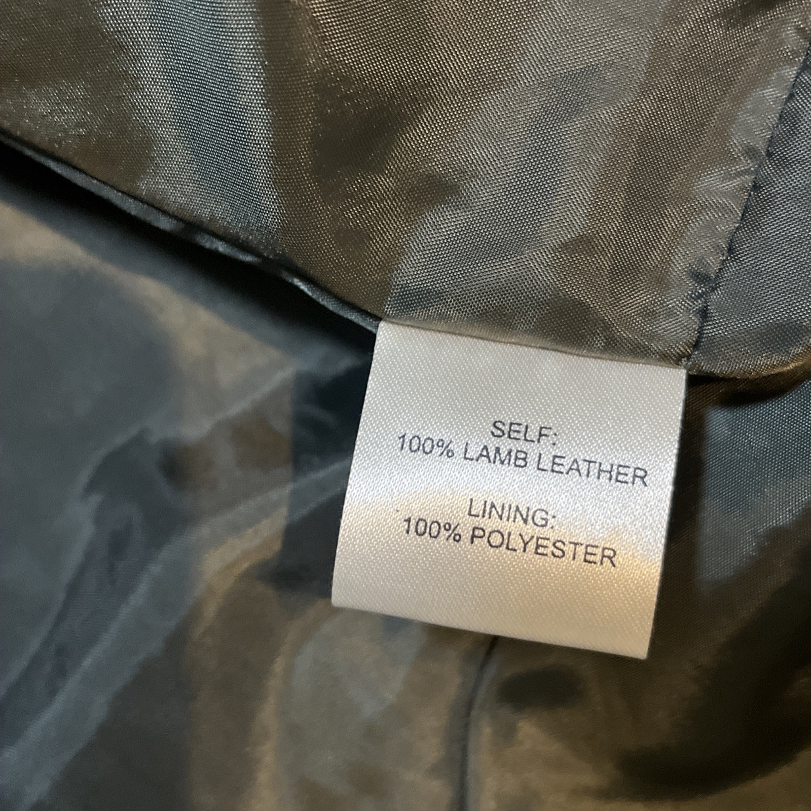 Nicole Miller Large Black Quilted 100% Lamb Leather Jacket – Women Vintage