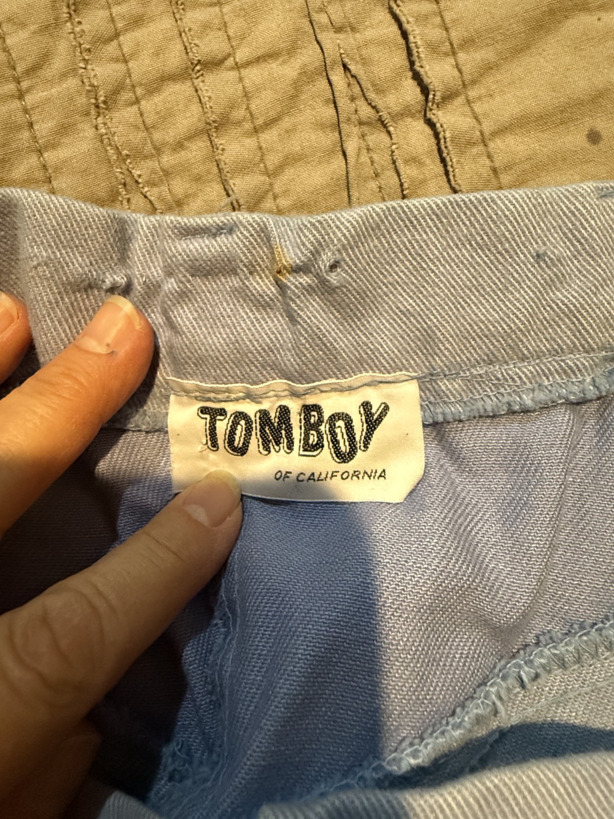 Women’s OOAK Vtg 70s TOMBOY OF CALIFORNIA Denim Jacket Flare Jeans Size S/M