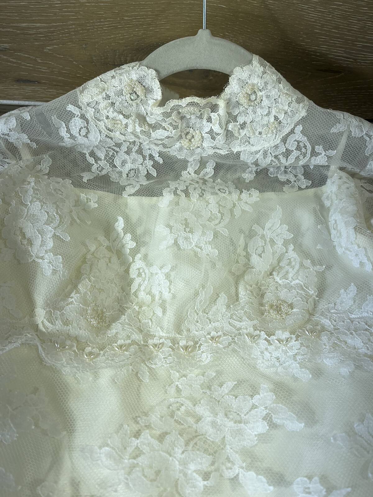 Wedding Dress Alfred Angelo Original by Edythe Vincent Vtg 60s Size 7