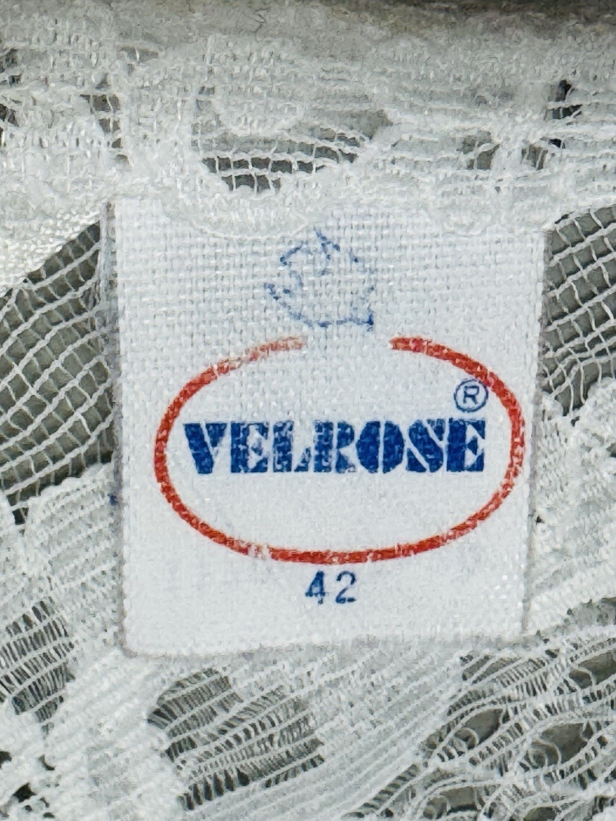Vtg Velrose Camisole Cami Sz 42 White Silky Antron III Nylon Lace Fairy Top USA