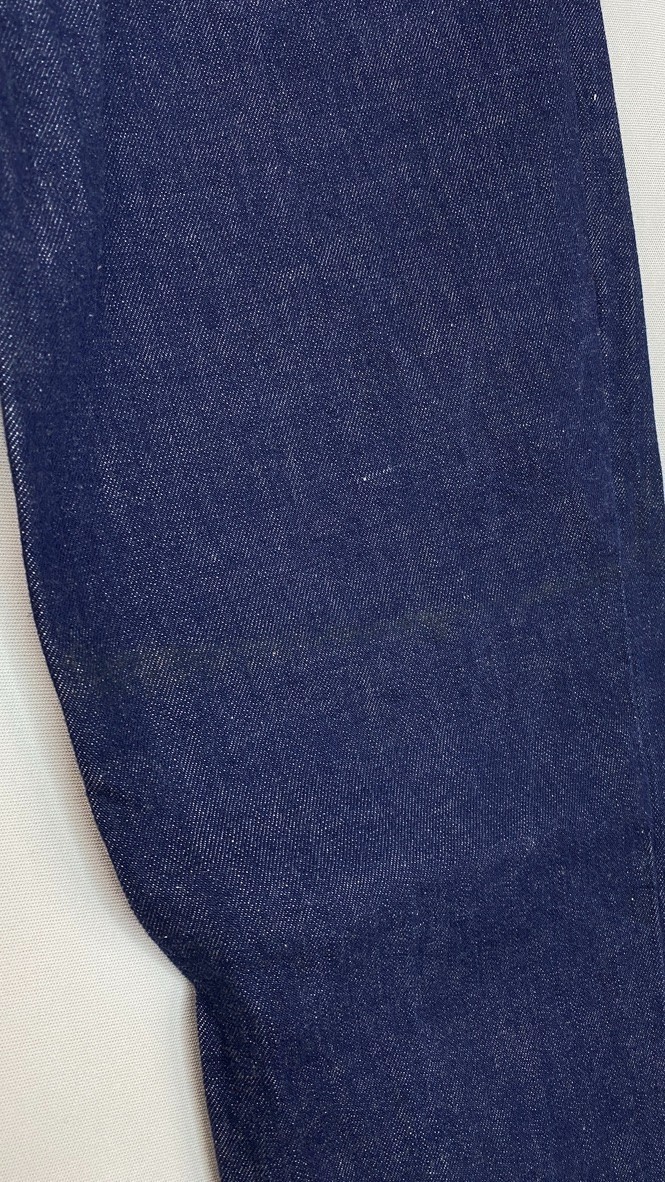 Vintage 1970s LEVI’S for GALS BIG E jeans high waist dark blue wash cotton denim