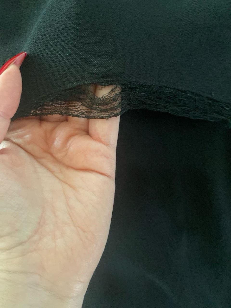 1940’s WW2 Era Black Dress With Bow Details
