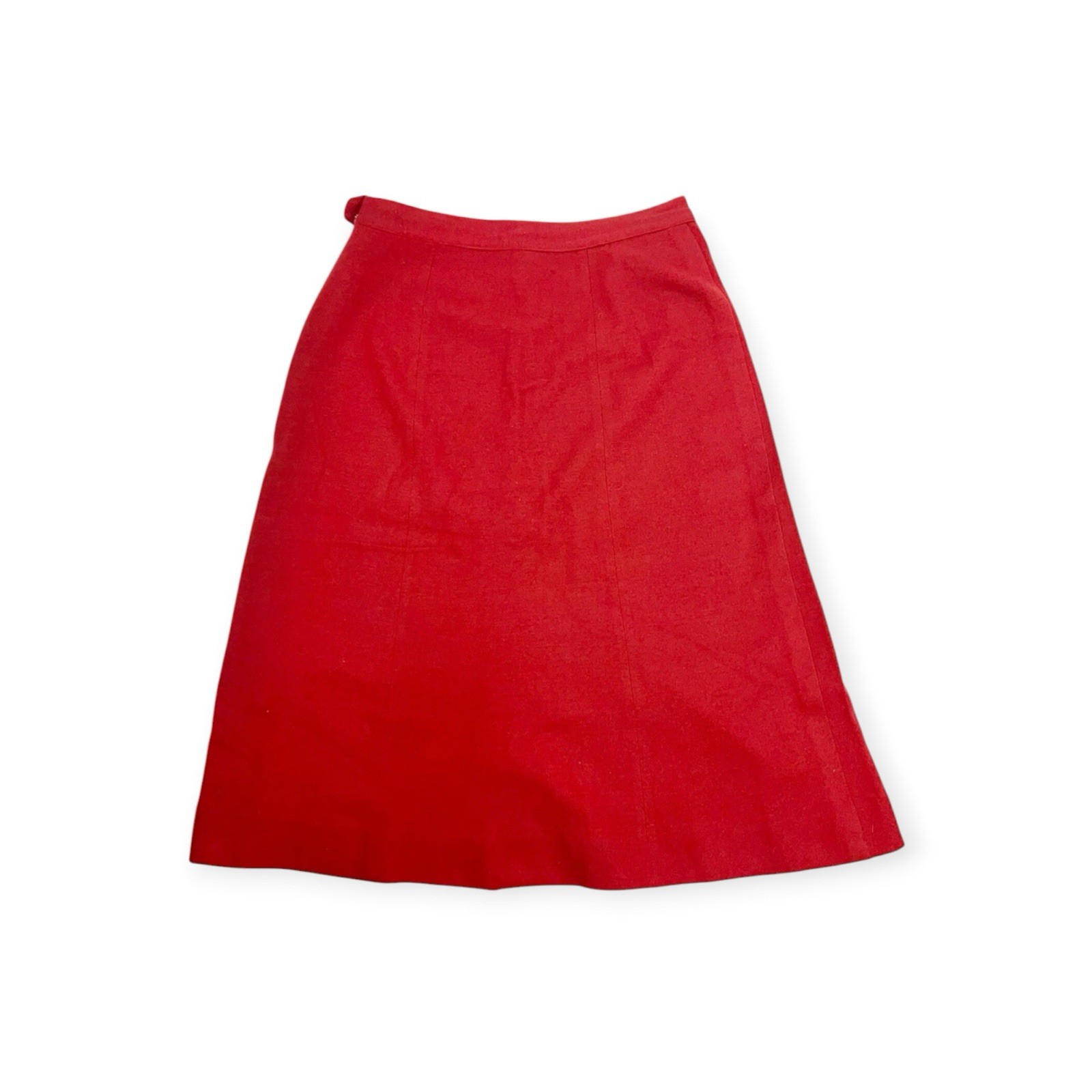 VTG 1940s RED WOOL FELT SWING SUIT JACKET SKIRT RHINESTONE BEE ROCKABILLY MCM M