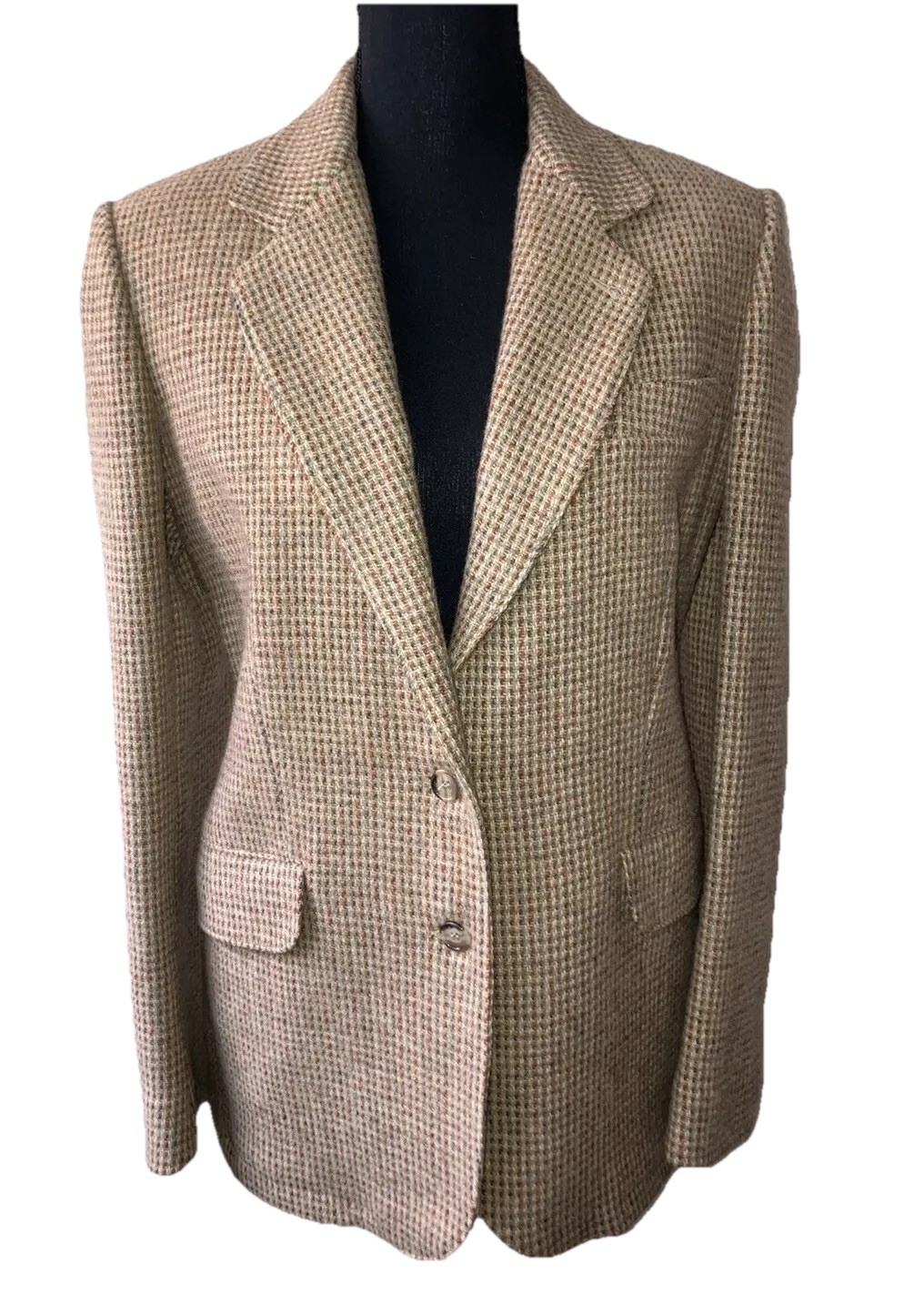 Vintage ‘80s Just for Joseph Magnin Multicolor Tweed Blazer 100% Wool ILGWU L