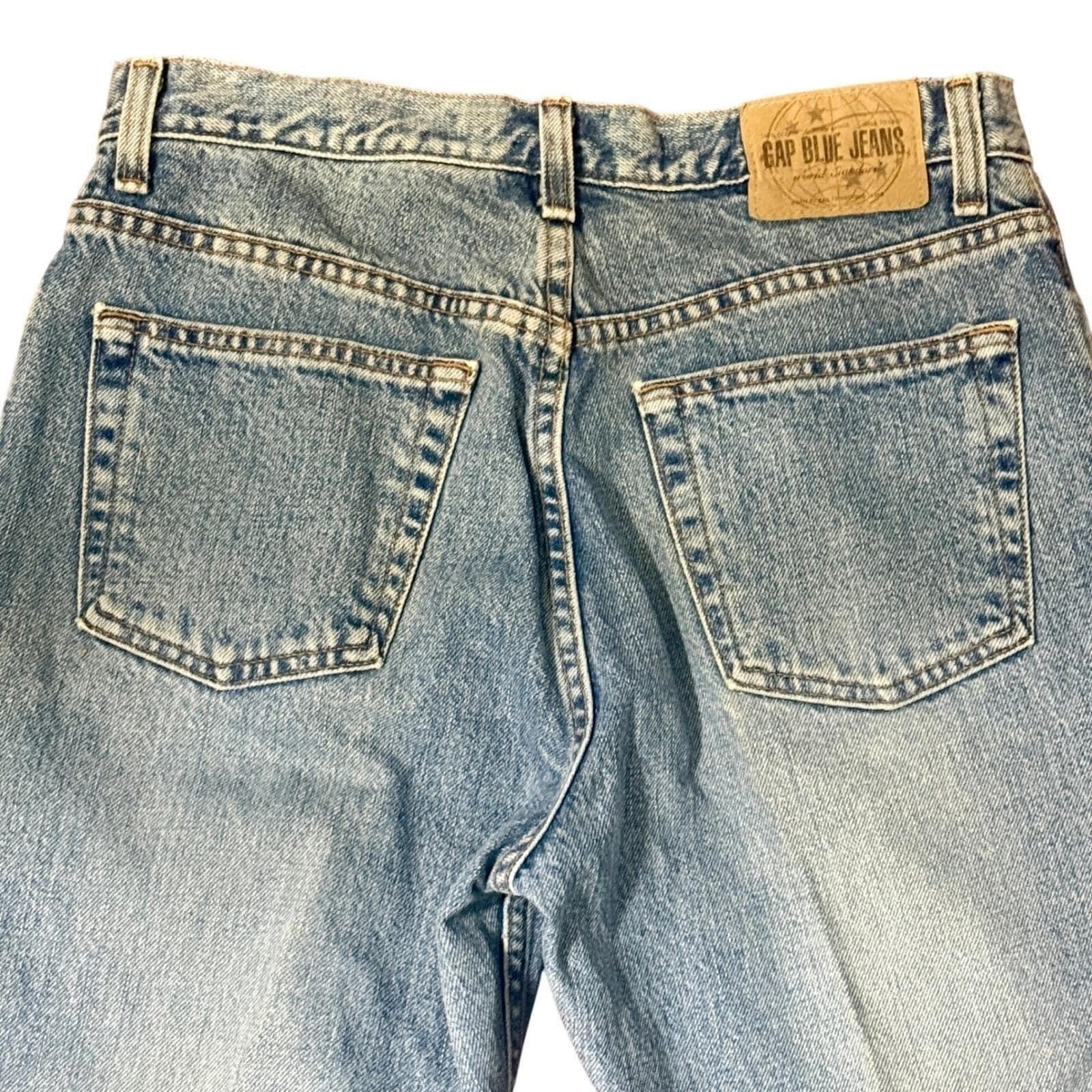 Vintage Gap 1969 Original Fit Jeans Ankle Light Wash 100% Cotton Y2K