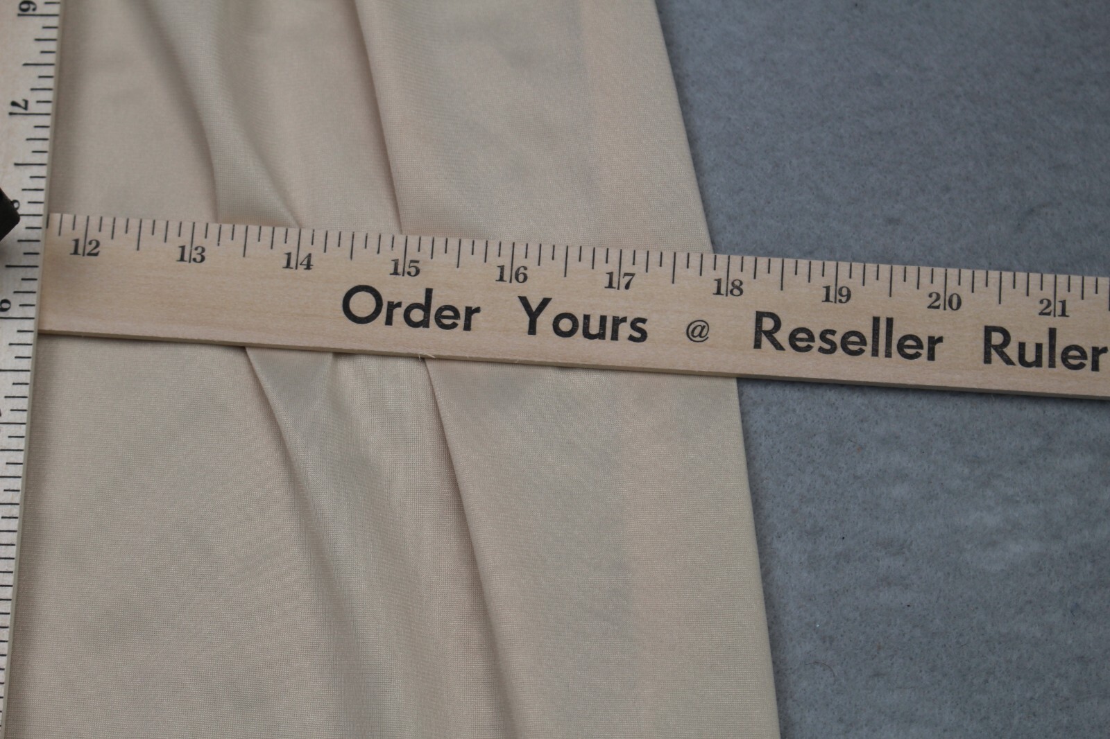 Vintage Sears Half Slip Womens Medium Lace Nylon Skin Tone Knee Length Hem 1960s