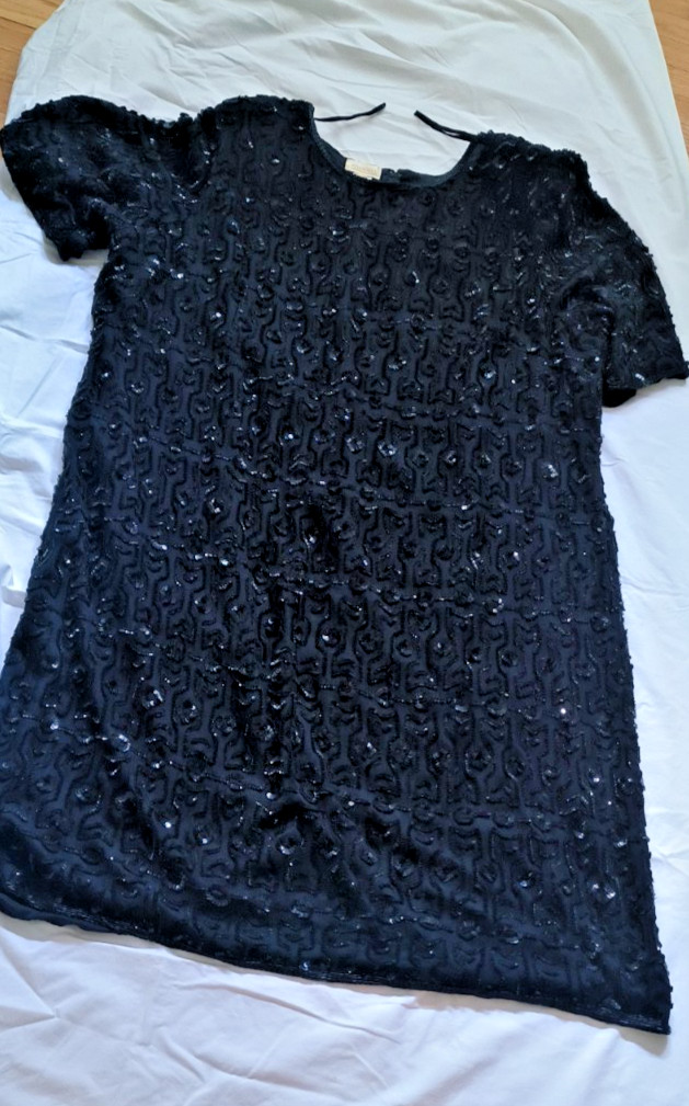 Vintage Roman’s Plus Size Black Women’s Occasion Beaded Dress Sz. 4x
