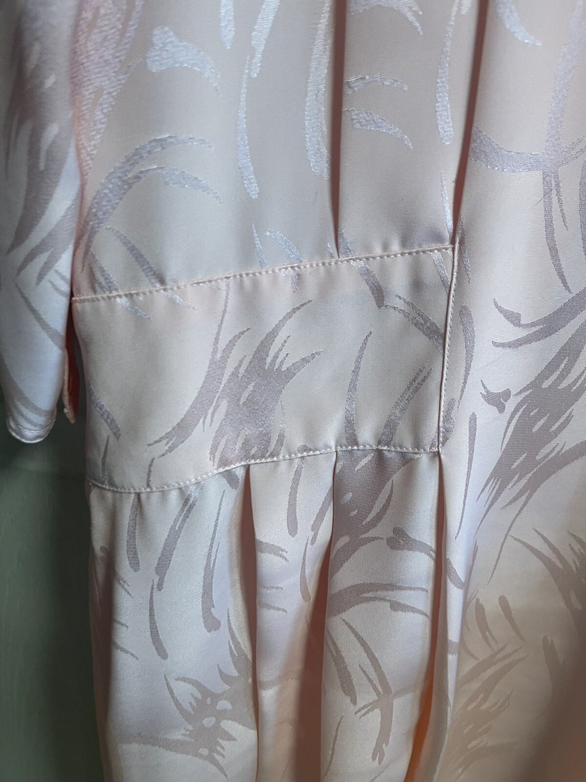 VNT 80s Nilani Dress Pink Delicate Floral Lace Romantic Victorian 38 Bust Med 6