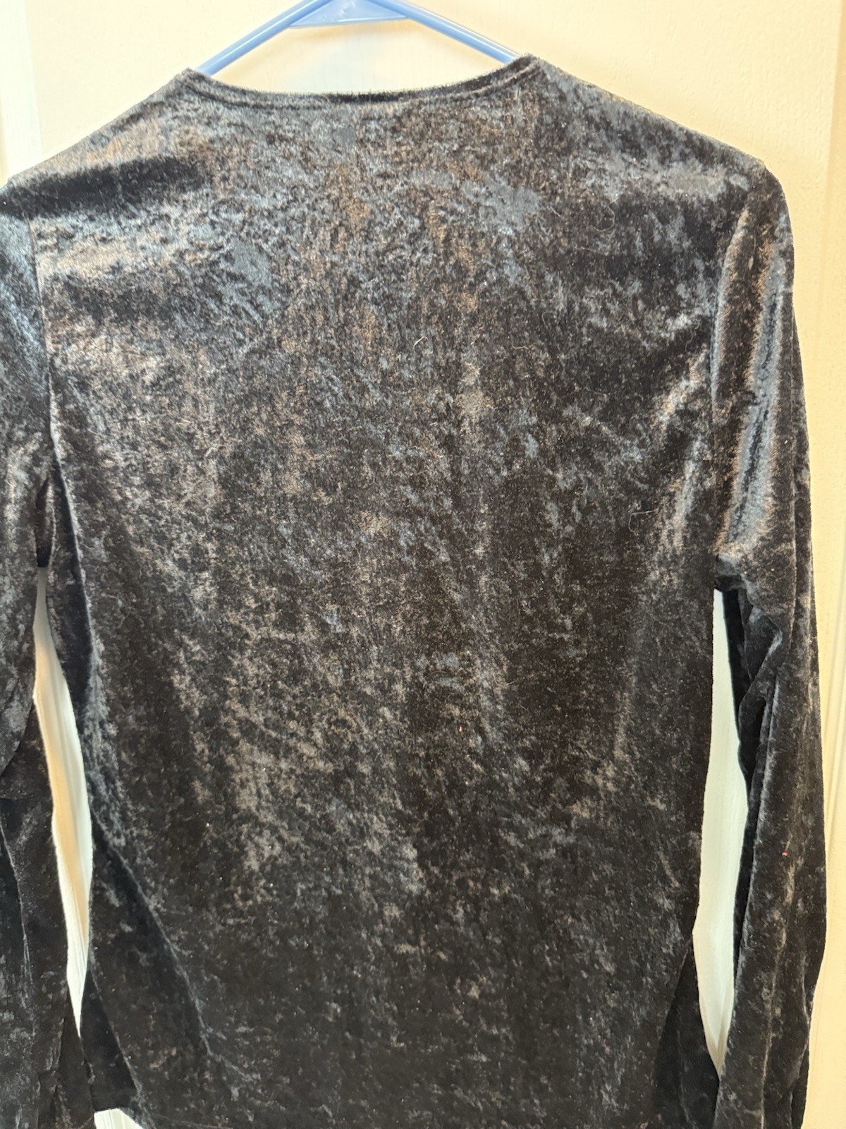 velvet beaded vintage top