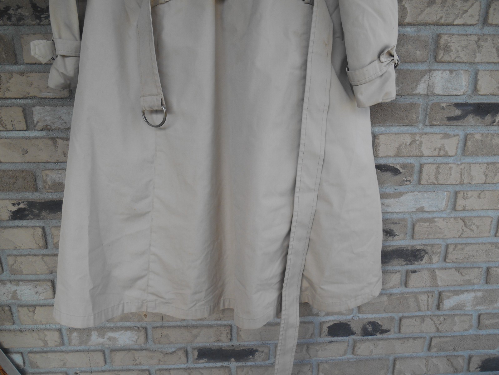 VINTAGE LADIES LONDON FOG MAINCOATS TRENCH COAT WITH ZIPOUT LINER SIZE 14 PETITE