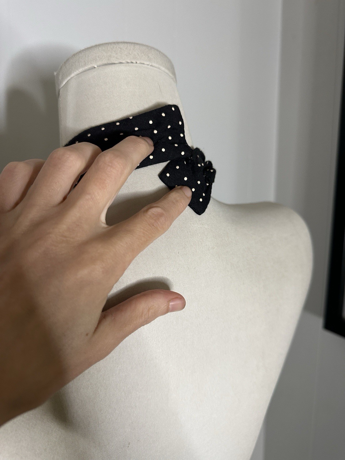 Vintage Lilli Diamond Polka Dot Halter Maxi With Shawl 1970s