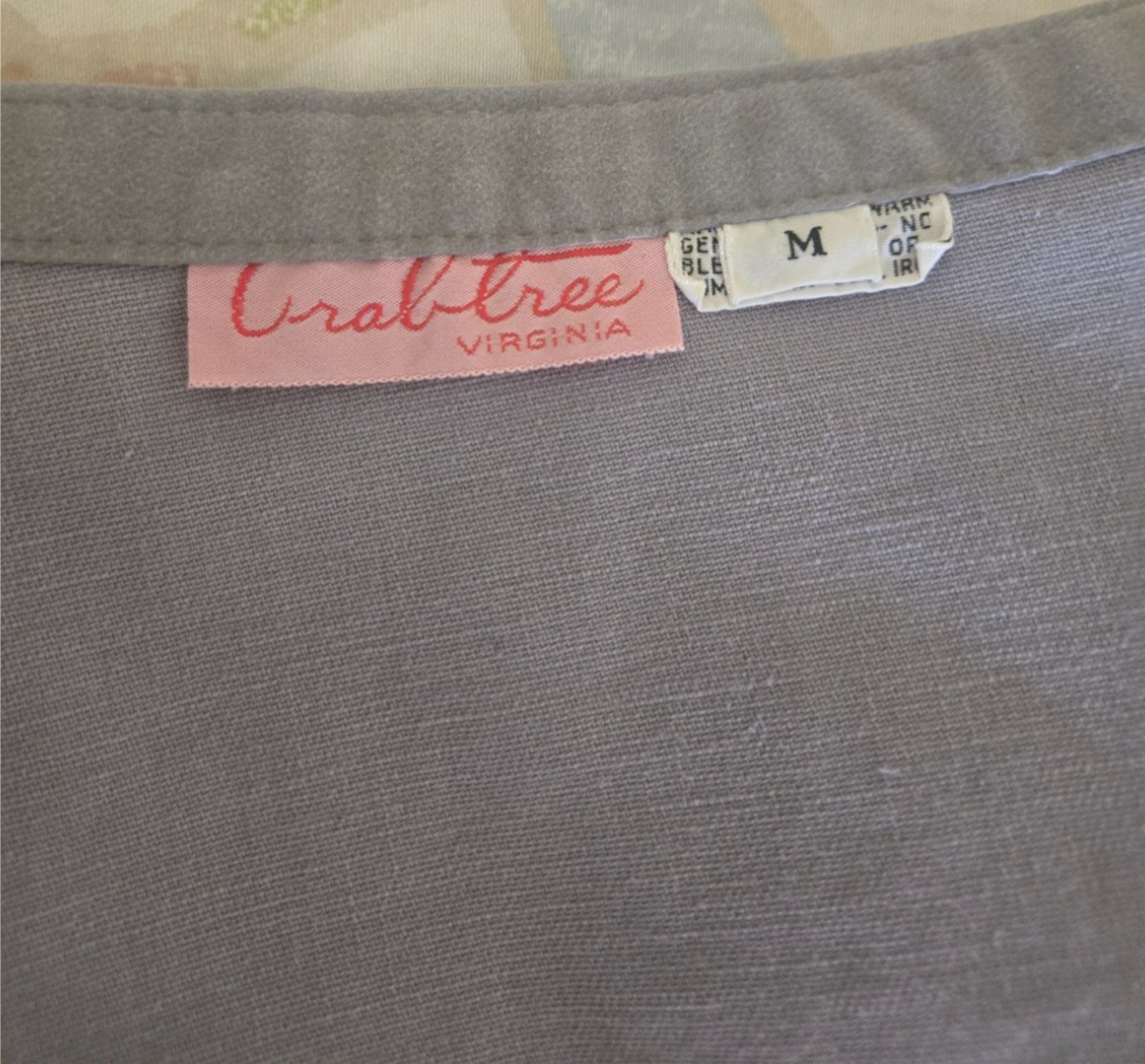 Vintage Crabtree Virginia Red Wrap Around Skirt Size Medium With Rooster
